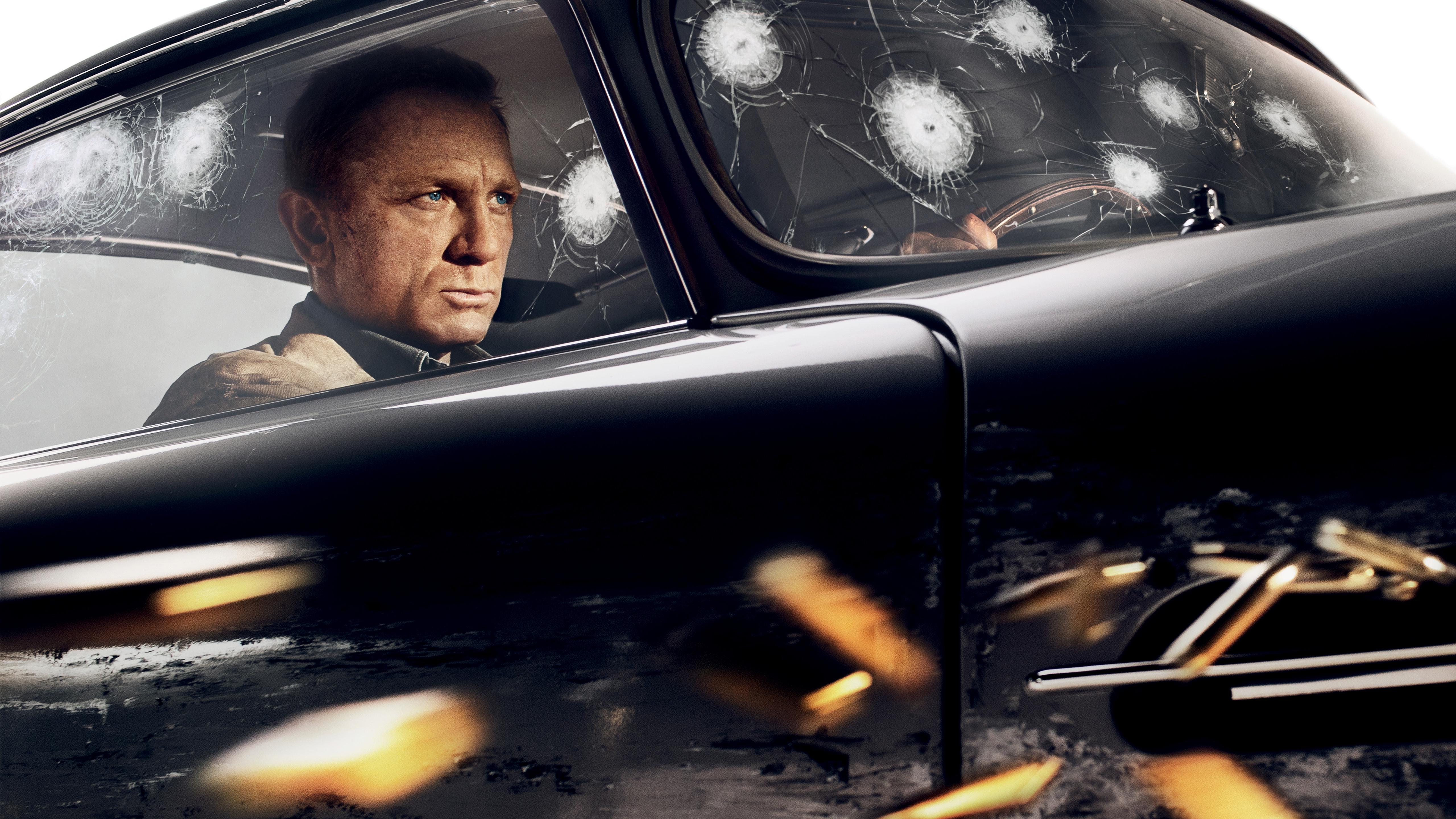 5120x2880 No time to die James Bond Wallpaper 5k Ultra HD