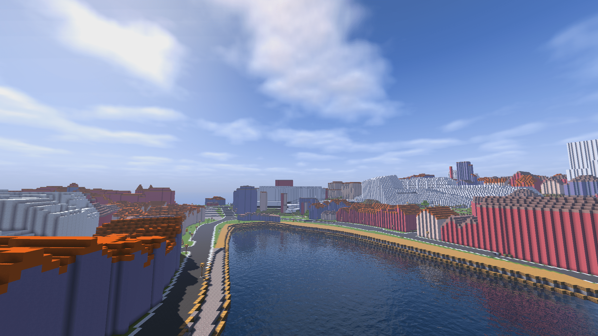 1920x1080 Stavanger in Minecraft