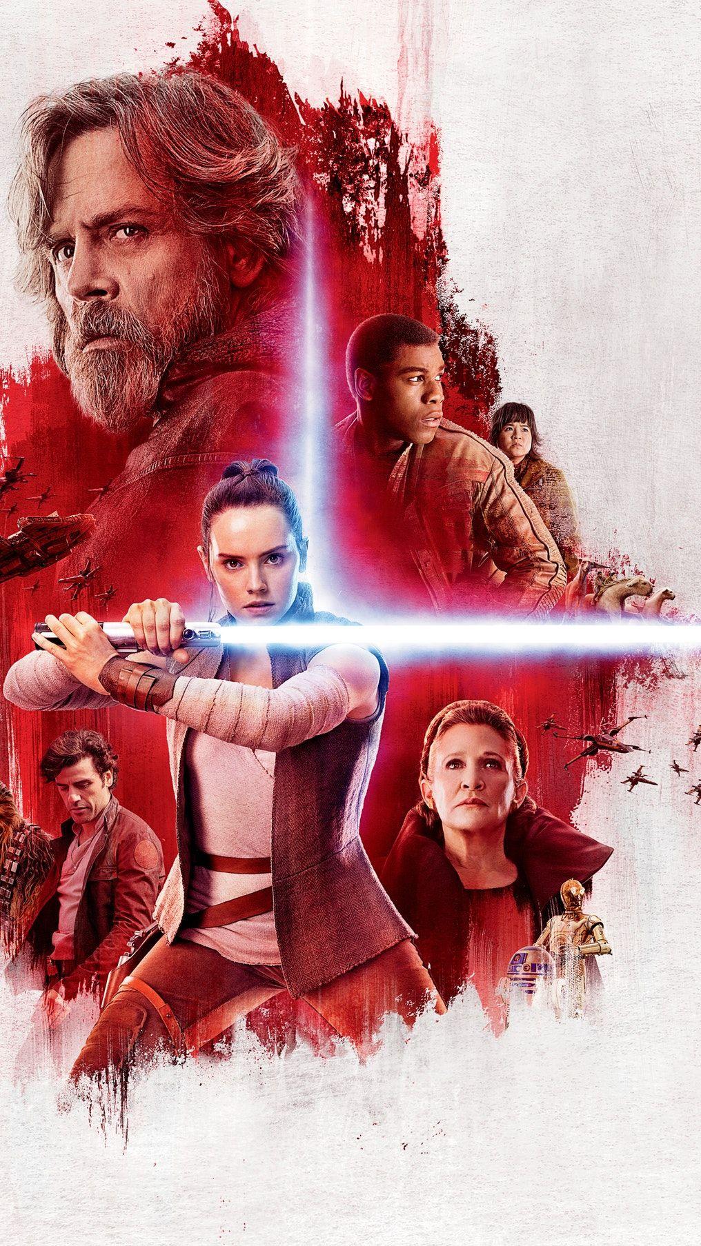 1016x1807 Star Wars: The Last Jedi (2017) Phone Wallpaper. Moviemania. Star wars poster, Rey star wars, Star wars wallpaper