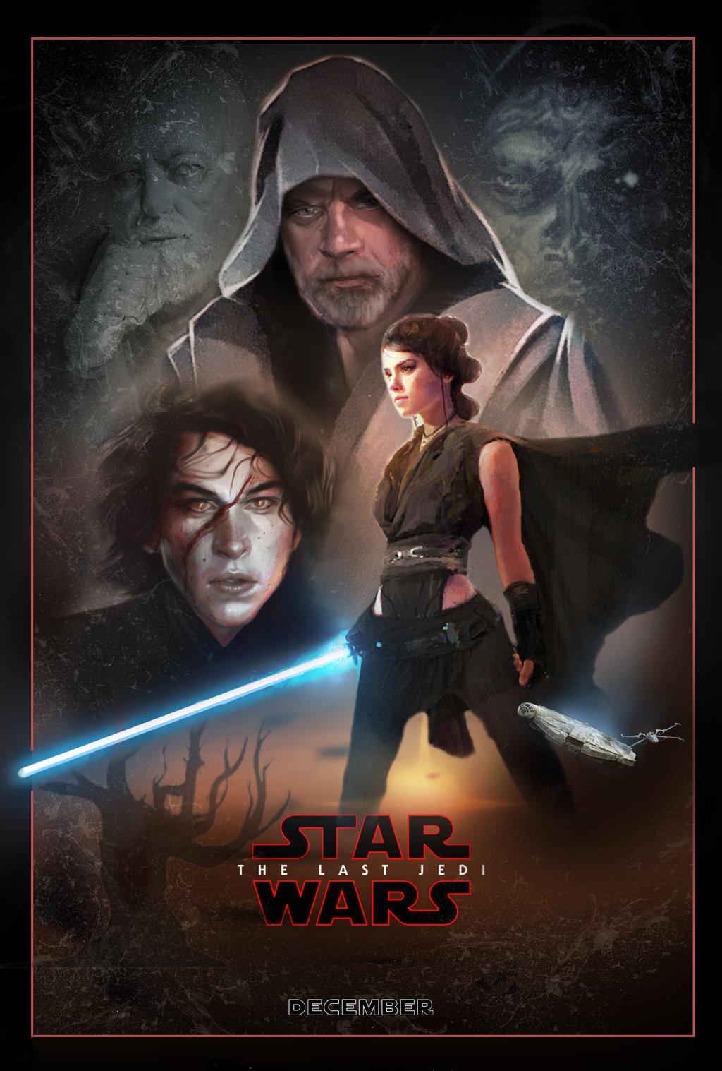 1024x1517 The Last Jedi Poster Wallpaper iPhone 3D iPhone Wallpaper