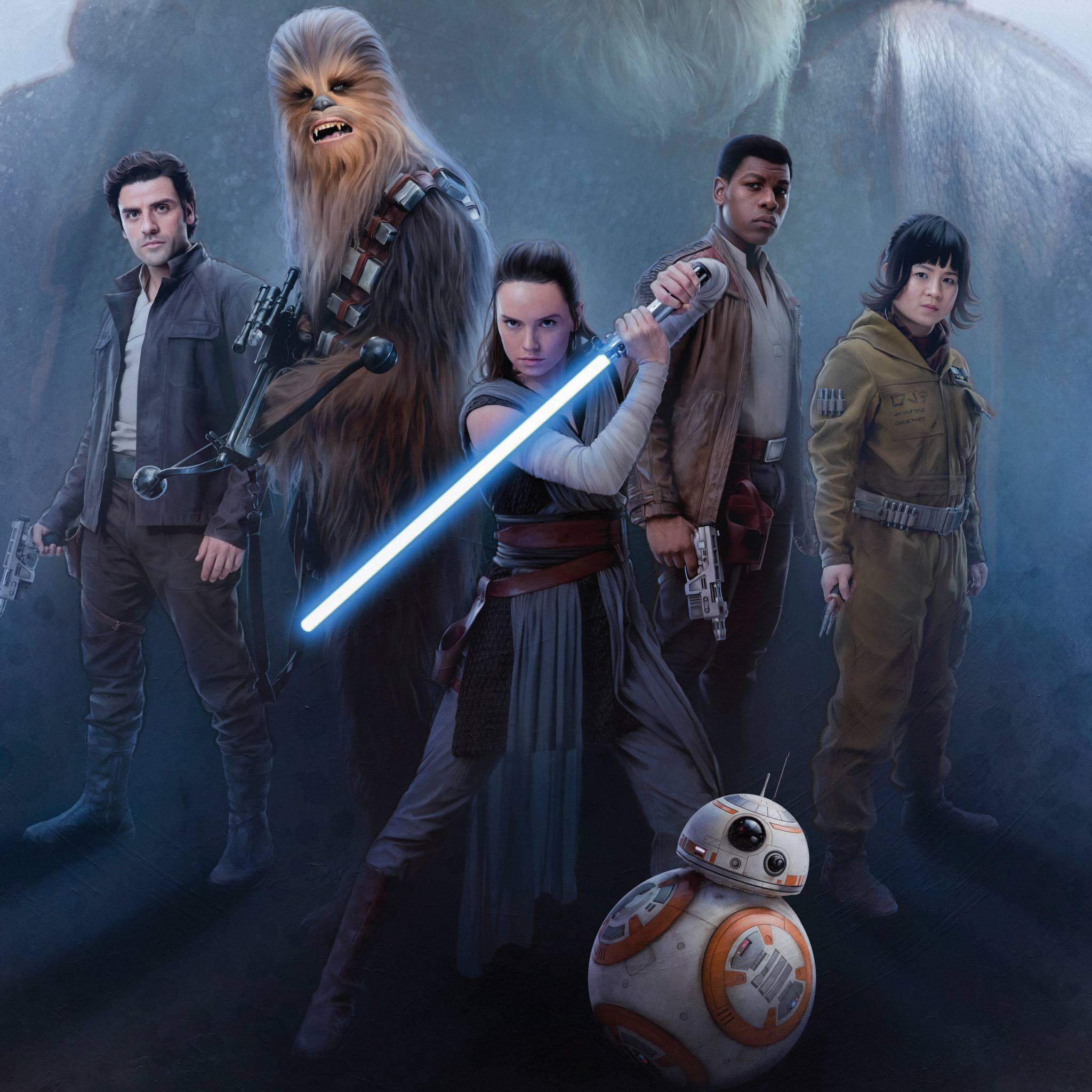 2048x2048 Star Wars The Last Jedi Artwork iPad Air Wallpaper, HD Movies 4K Wallpaper, Image, Photo and Background