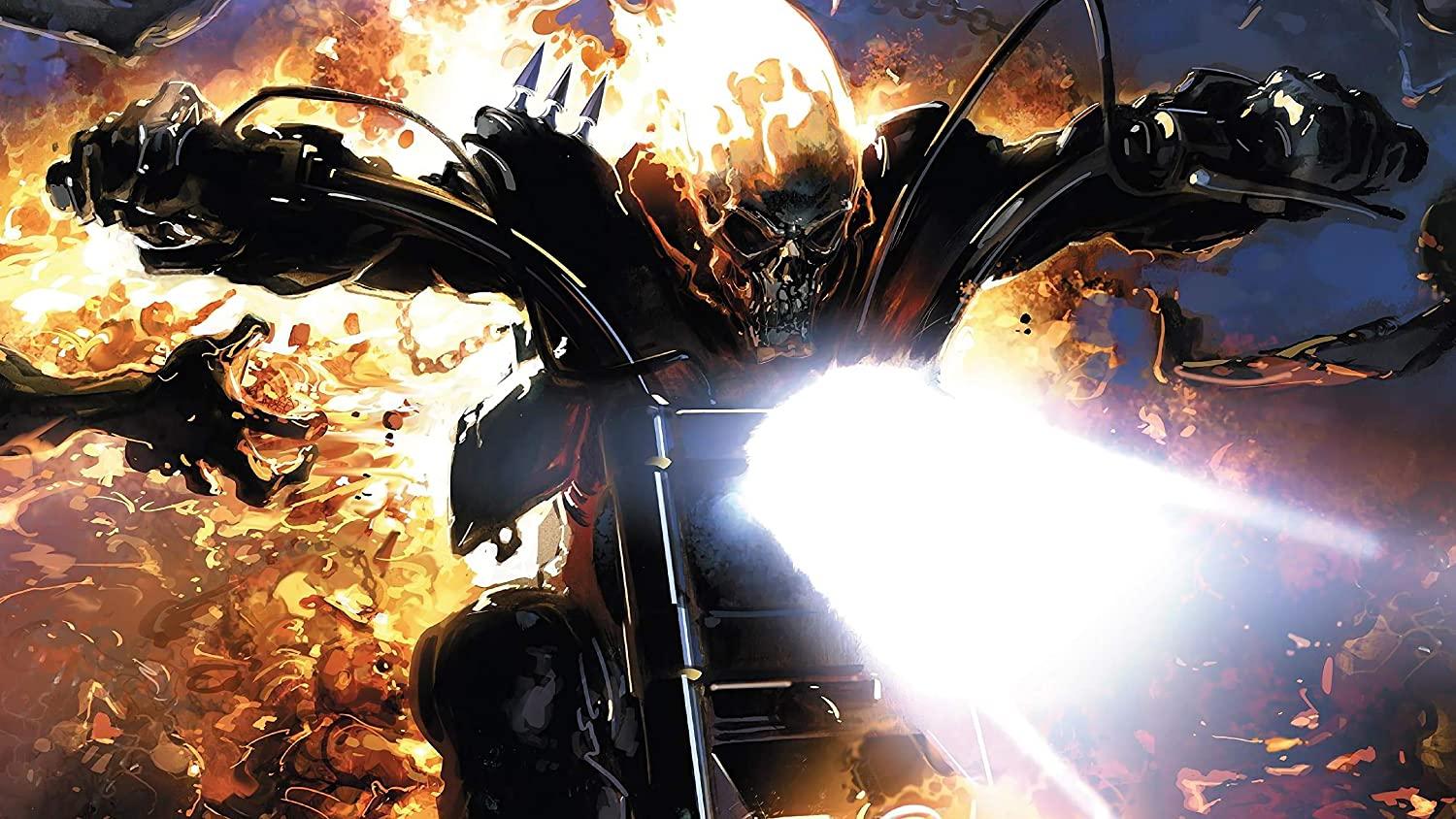 1500x844 Marvel Universe Poster, Ghost Rider Wallpaper, Comics Caracter Wall Art Decor : Handmade Products