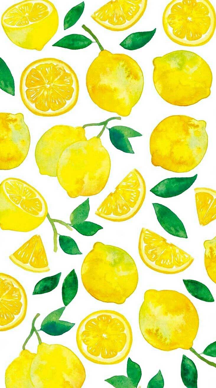 731x1309 Lemon summery Wallpaper