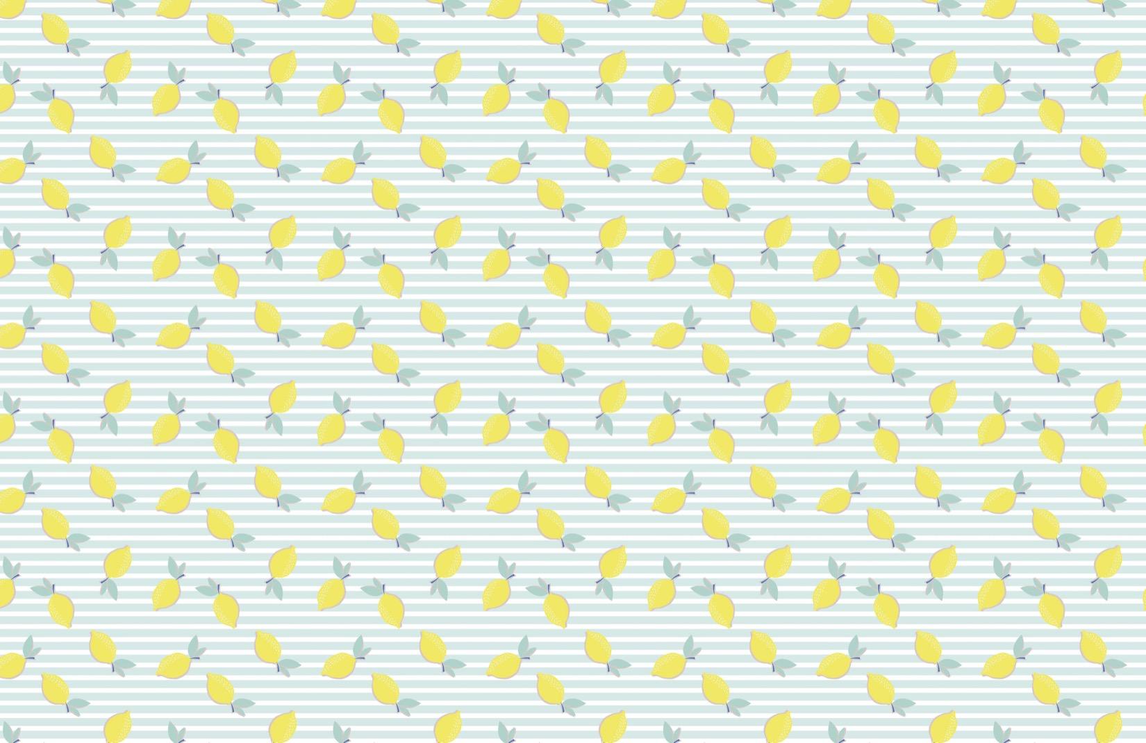 1650x1070 Lemon Pattern Wallpaper