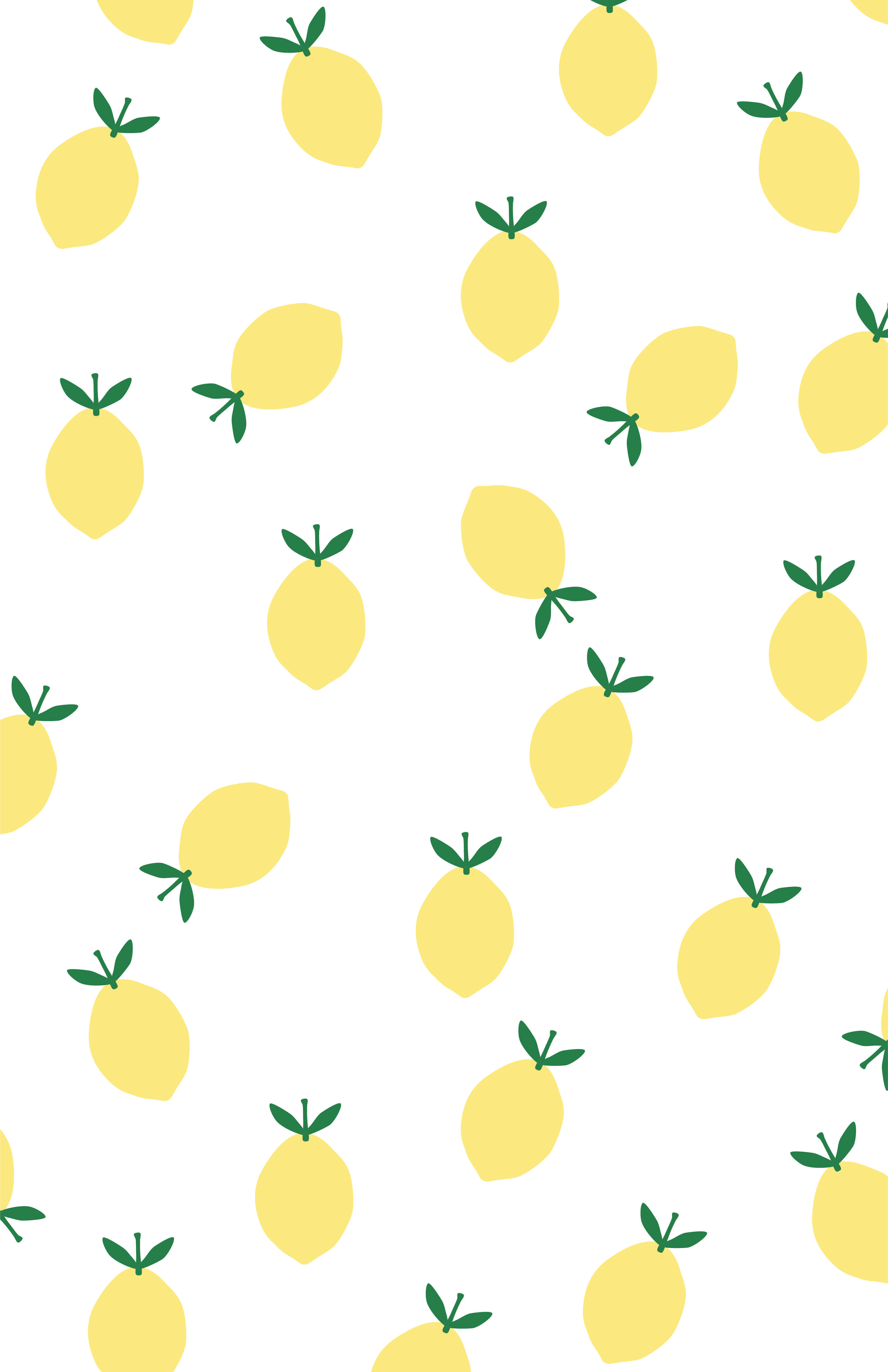 3301x5100 Aesthetic Lemon Wallpaper