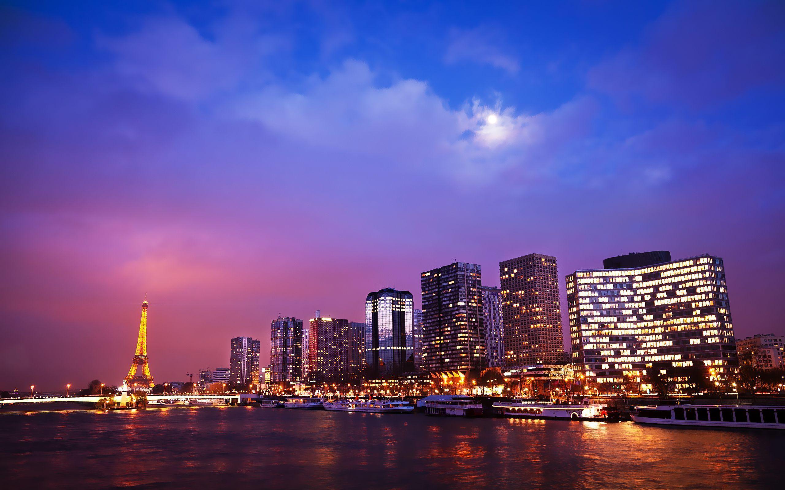 2560x1600 Paris Nights Wallpaper