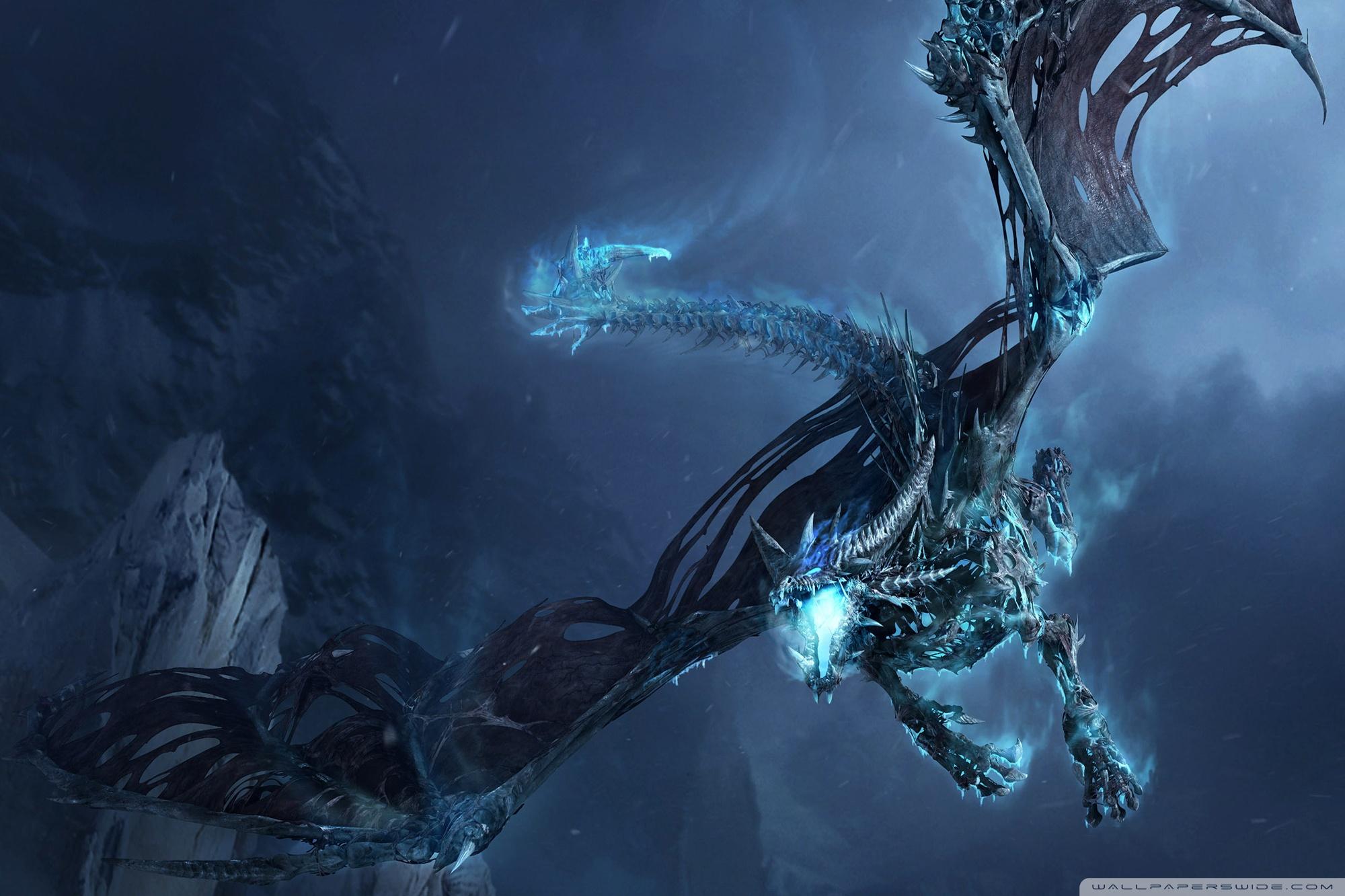 2000x1333 World Of Warcraft Ice Dragon Ultra HD Desktop Background Wallpaper for 4K UHD TV : Widescreen & UltraWide Desktop & Laptop : Tablet