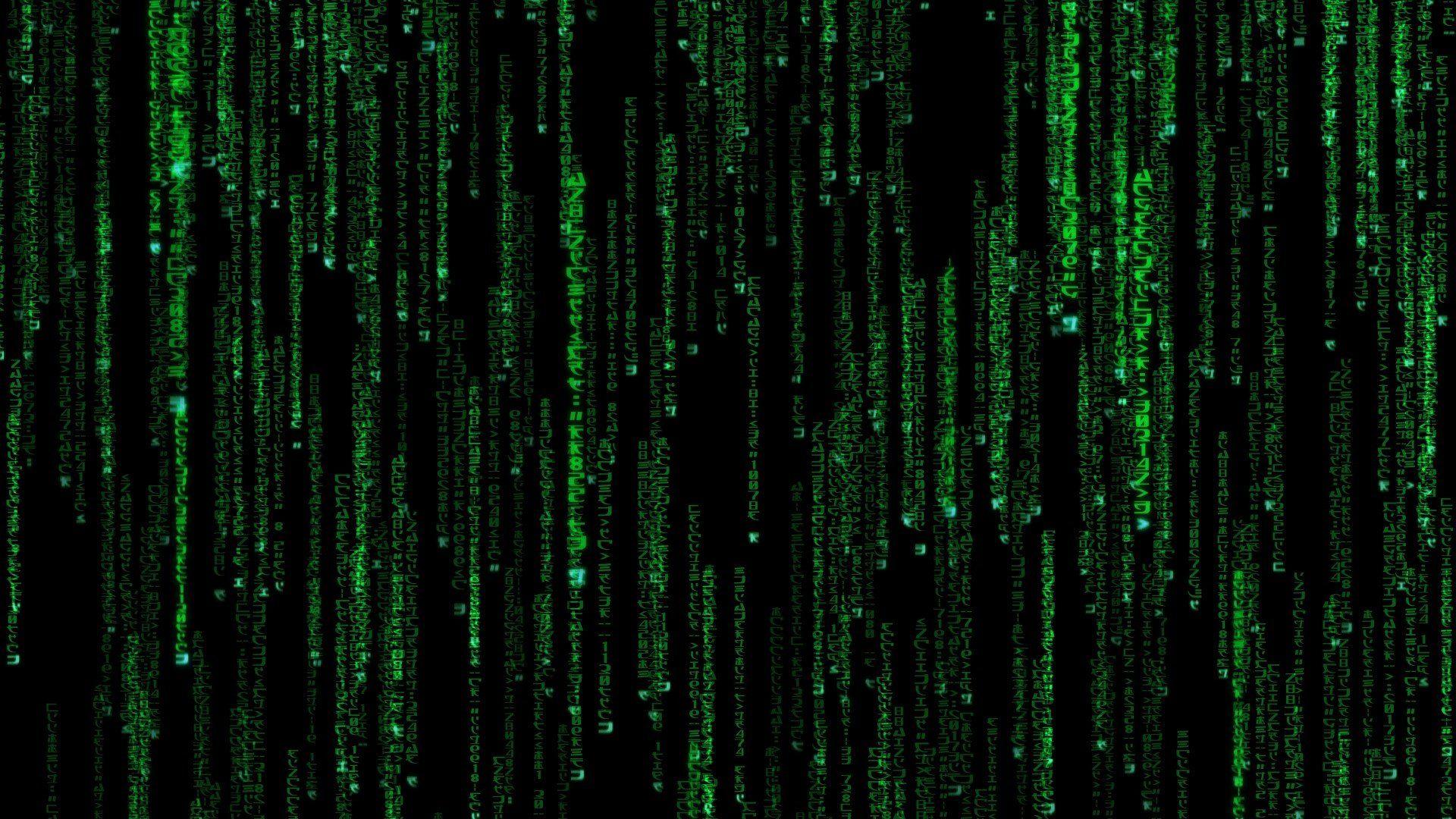 1920x1080 Moving Binary Code Wallpaper