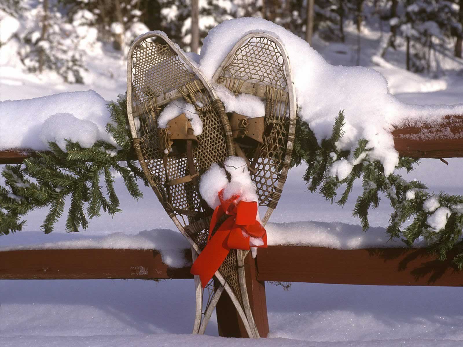 1600x1200 Holiday Snowshoes Vermont