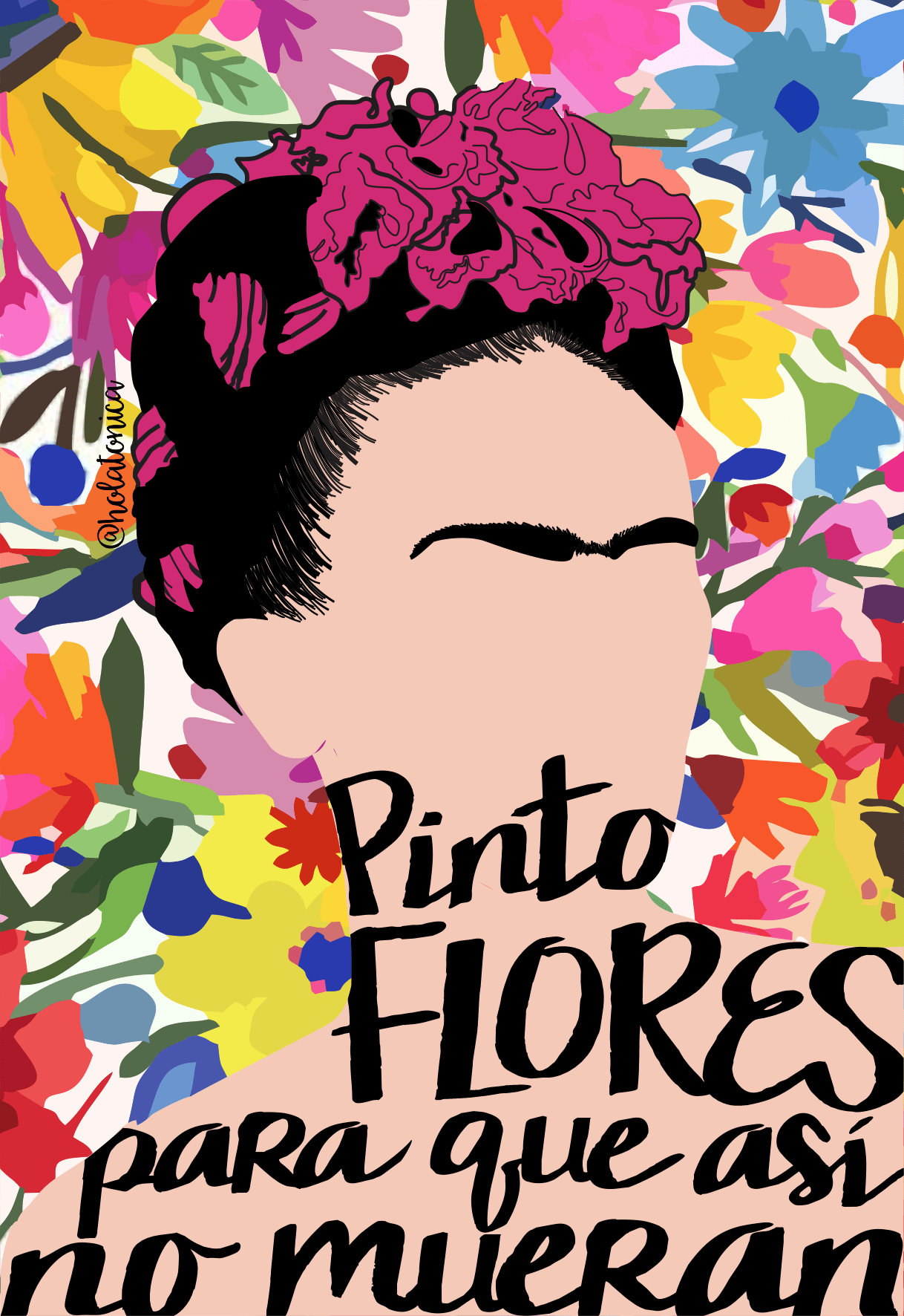 1218x1772 Frida y sus flores #fridakahlopaintings. Kahlo paintings, Frida kahlo art, Frida kahlo paintings
