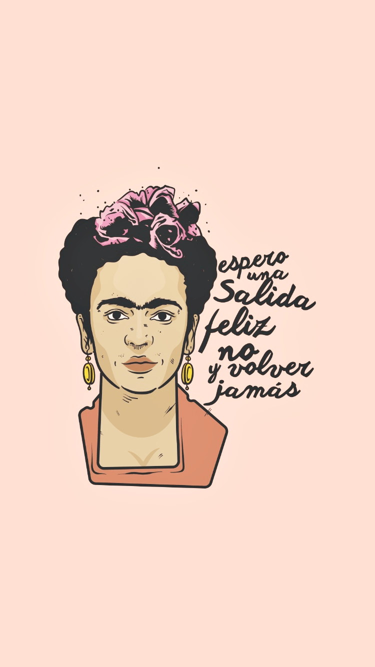 750x1334 frida kahlo wallpaper, hair, portrait, chin, beauty, forehead