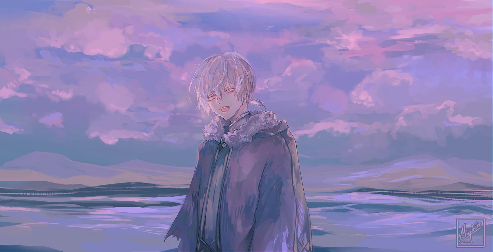 1700x871 ミユ ଘ(੭⌒ᴗര)੭✧ Vtuber comms open no Anata e your Eternity because I like a (silver haired) nameless boy very much