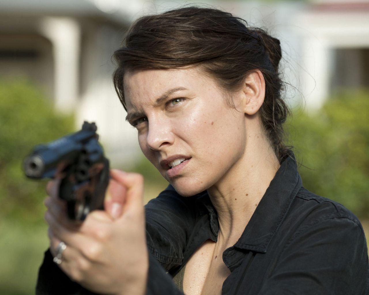 1280x1024 The Walking Dead's Lauren Cohan on being Maggie