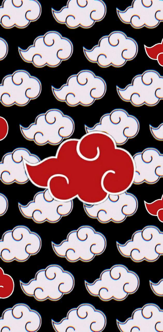 630x1280 Akatsuki Clouds wallpaper