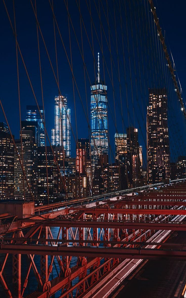 736x1177 Brooklyn Bridge, New York. Urban landscape, Usa wallpaper, New york