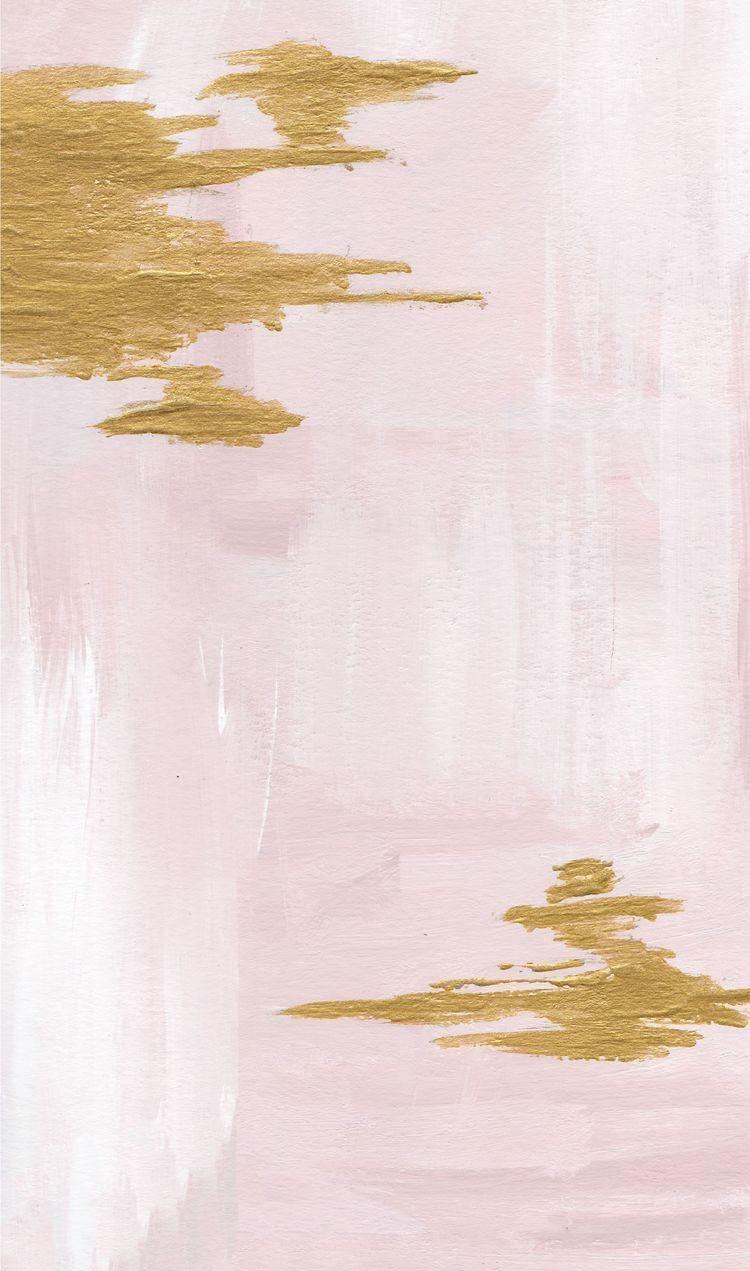 750x1271 Pretty Gold Wallpaper