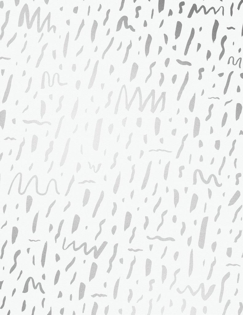 791x1023 Bomba and Pearls on Cream Coated Wallpaper