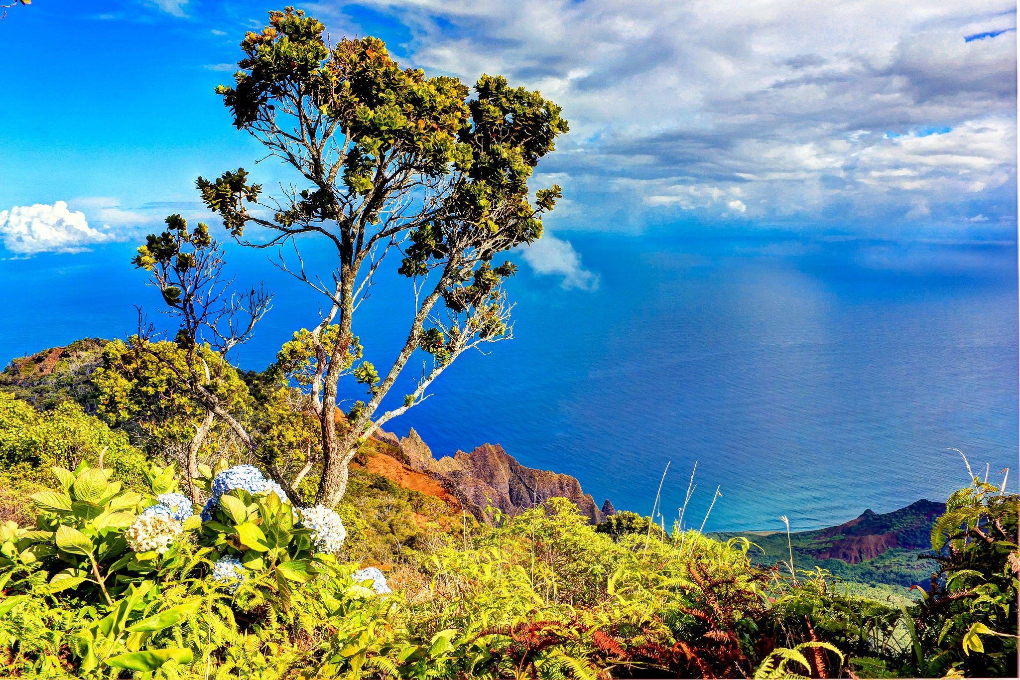 2048x1365 Kalalau valley lookout kauai hawaii wallpaper