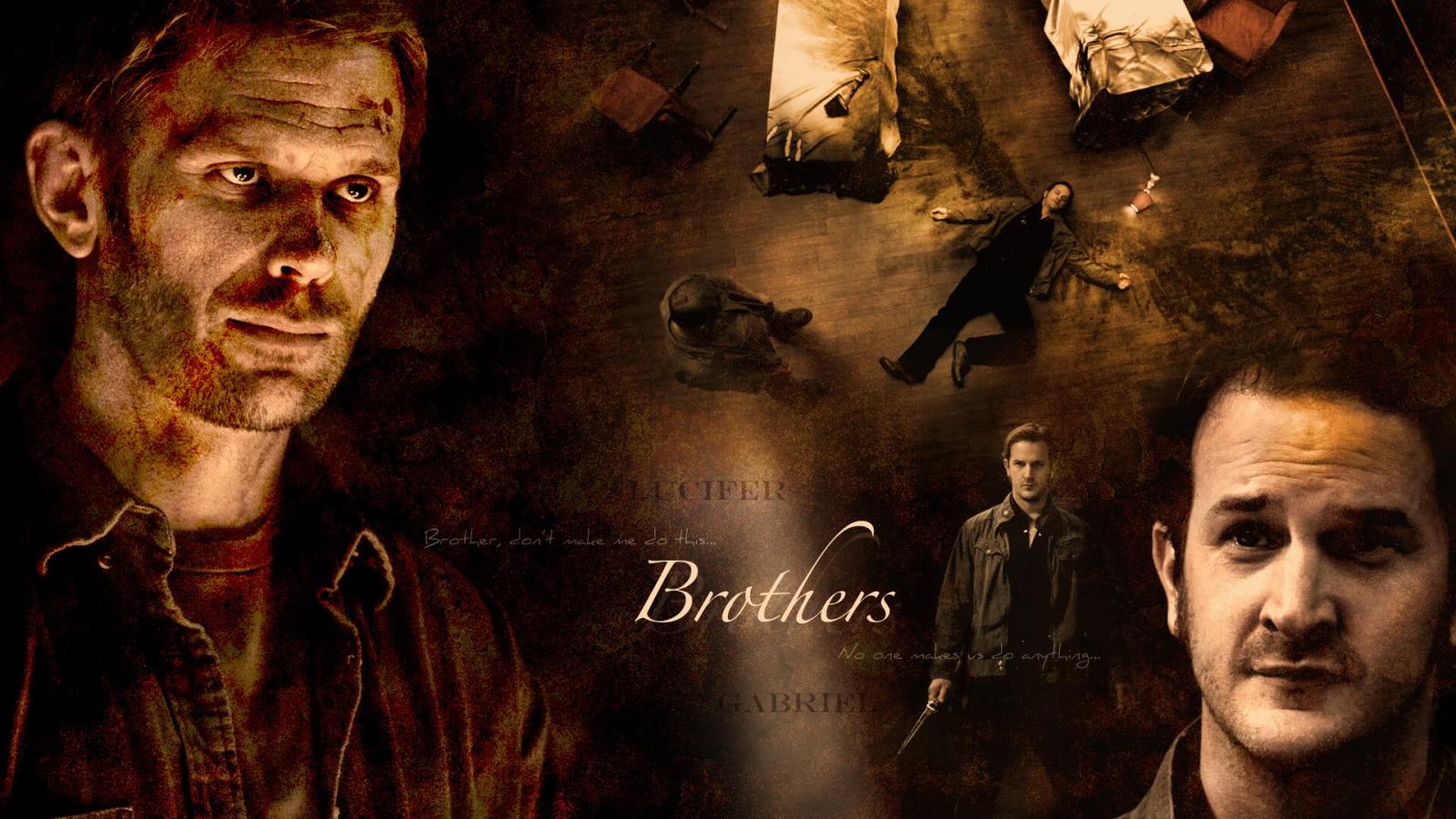 1600x900 Free download Brothers Lucifer Gabriel photo Brothers LuciferGabrieljpg [1920x1200] for your Desktop, Mobile & Tablet. Explore Lucifer Wallpaper. Satanic Wallpaper Evil, Metal Horns Wallpaper, Luciferian Wallpaper