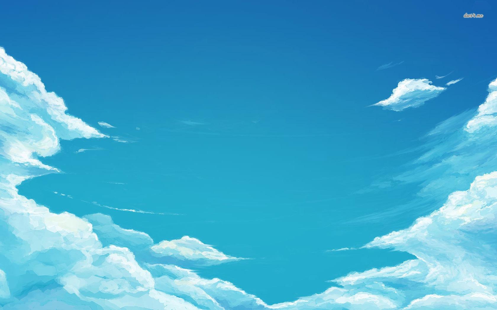 1680x1050 Sky Blue Wallpaper