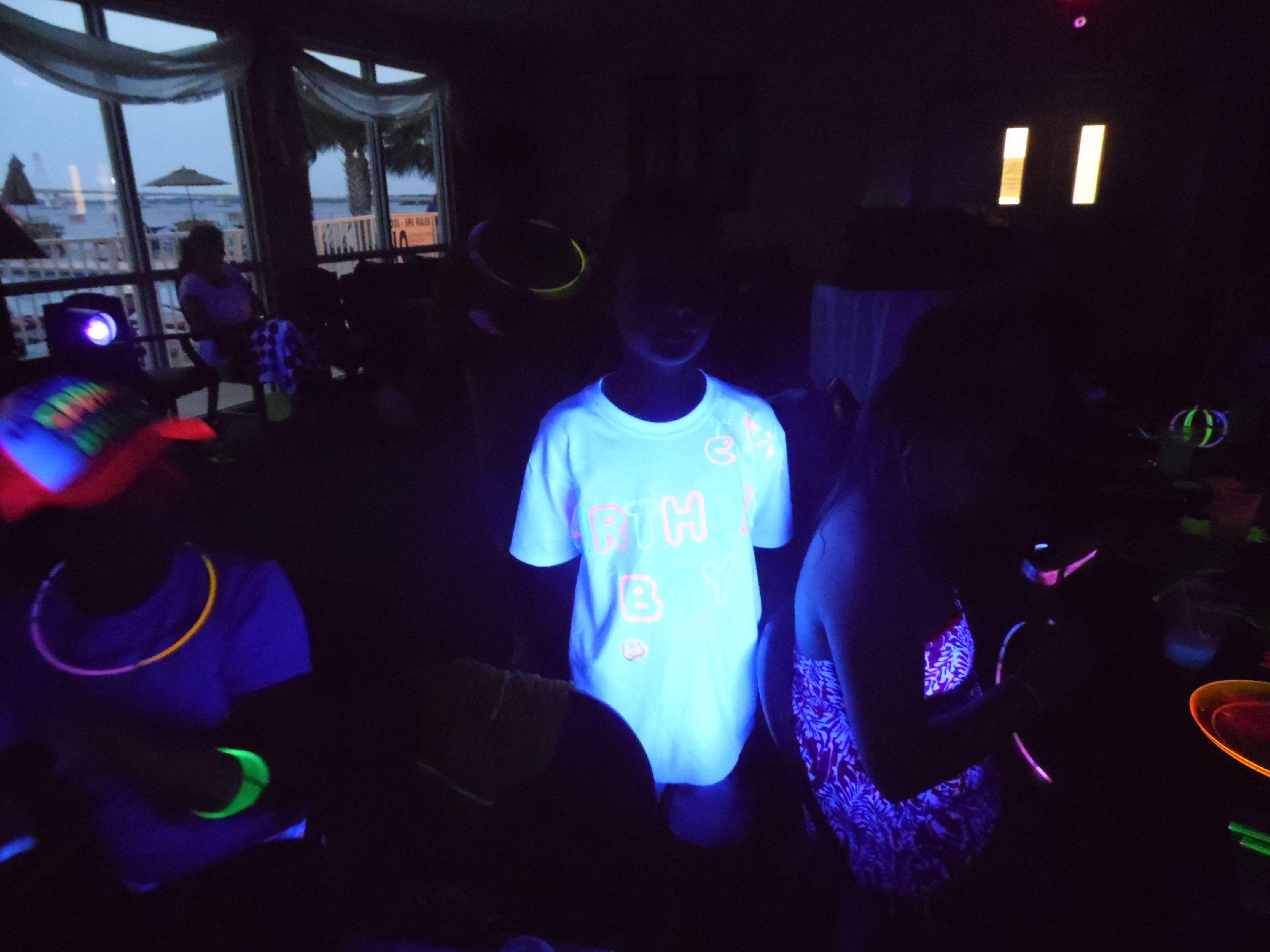 4608x3456 Gavin's Glow In The Dark 10th Birthday Party. Three Lads And A