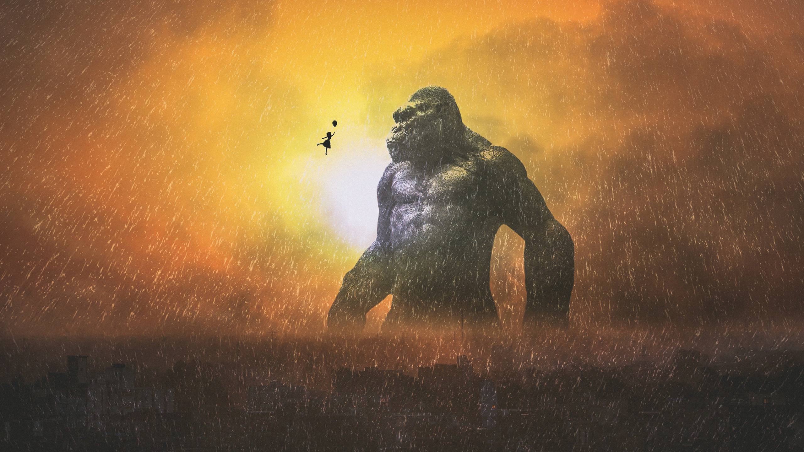 2560x1440 King Kong 1440P Resolution Wallpaper, HD Fantasy 4K Wallpaper, Image, Photo and Background