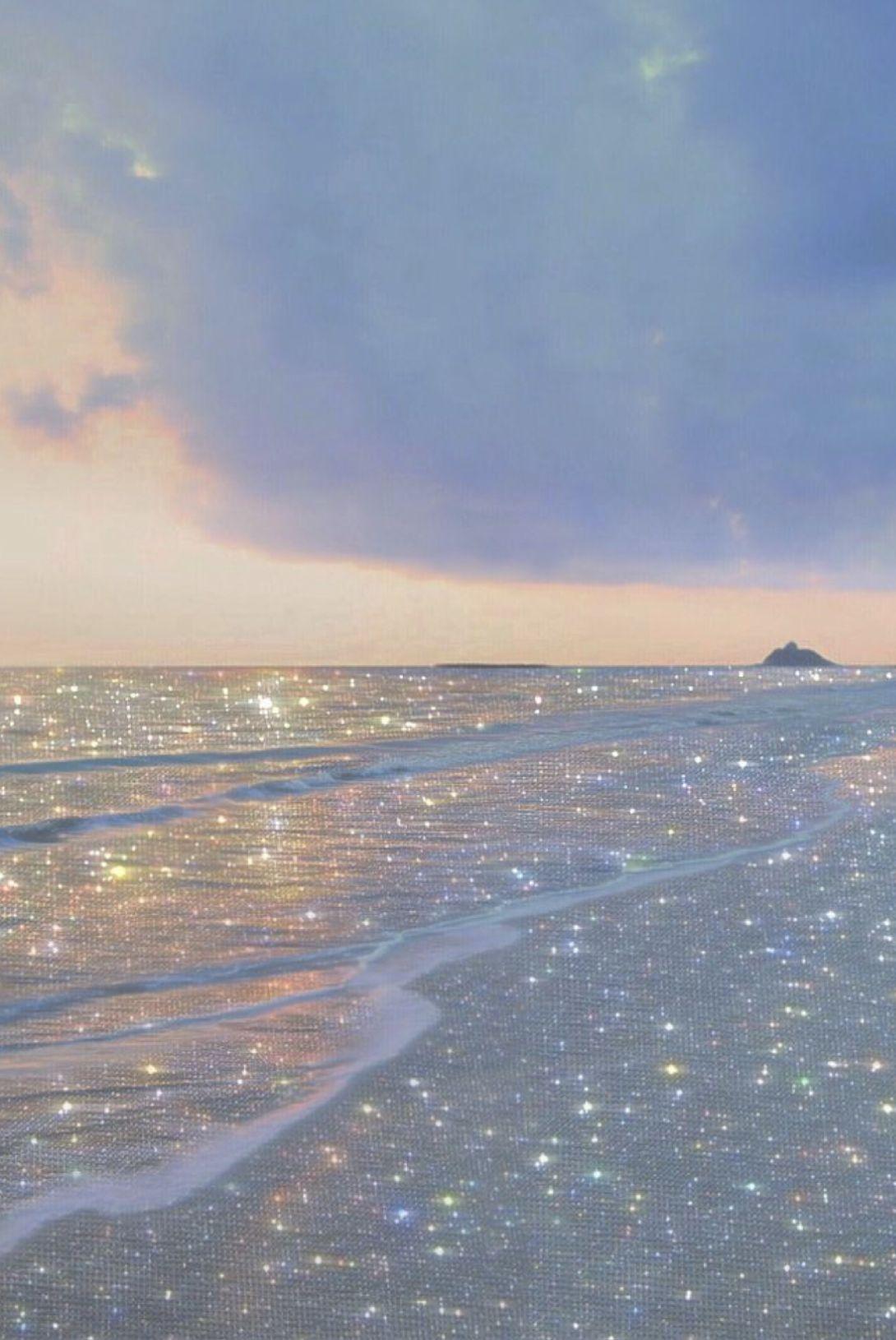1090x1630 aesthetic #sparkle #glitter #brandymelville #ocean The Effective Picture We Offer You About Glitter. Sky aesthetic, Aesthetic background, Landscape wallpaper