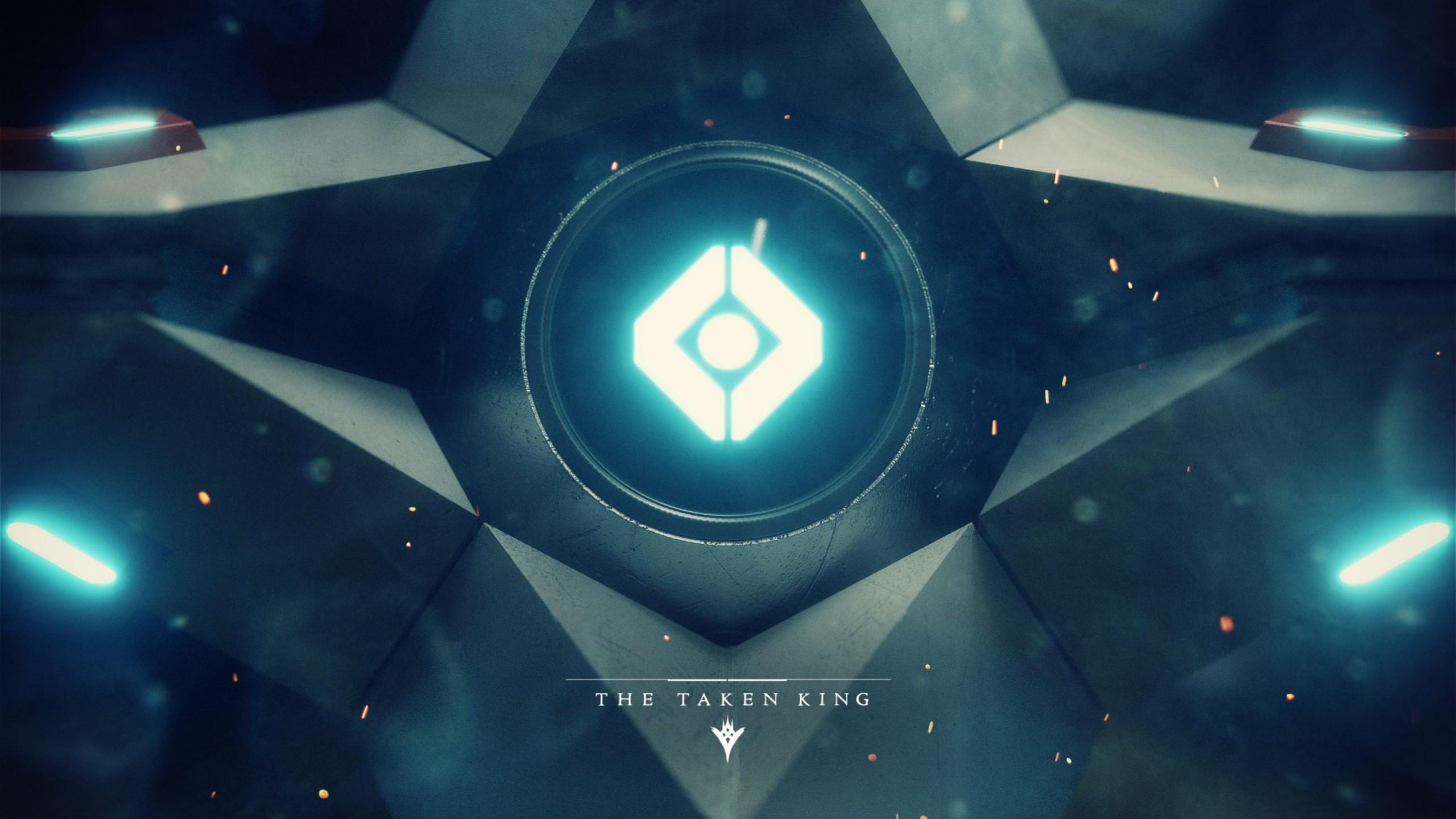 2560x1440 Download 2560x1440 Destiny The Taken King, Logo Wallpaper for iMac 27 inch