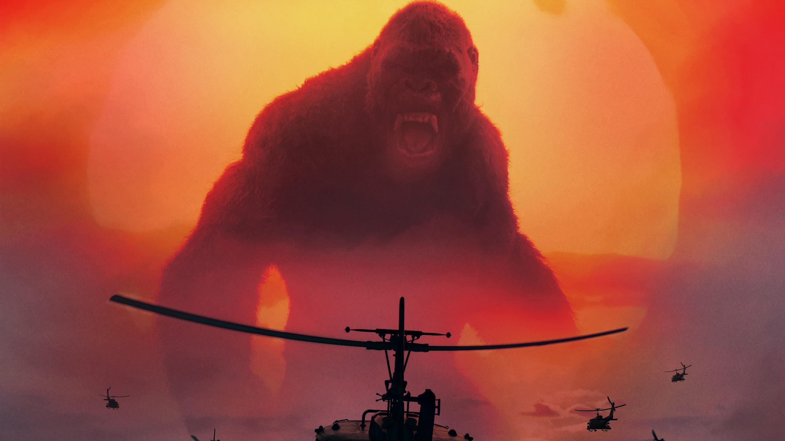2560x1440 King Kong Skull Island HD Wallpaper