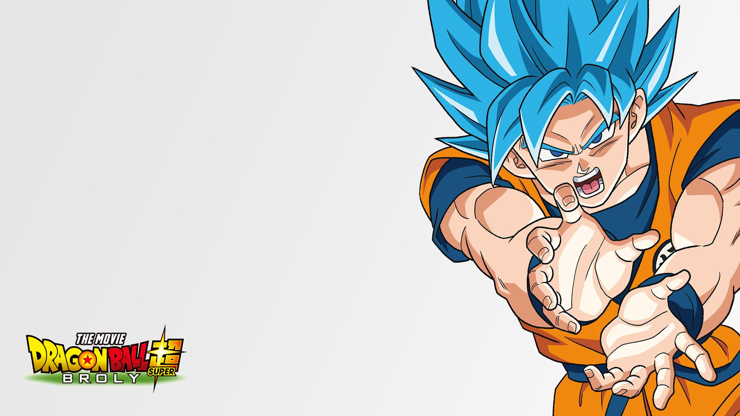 2560x1440 Dragon Ball Super Broly: Goku Wallpaper. Cat with Monocle