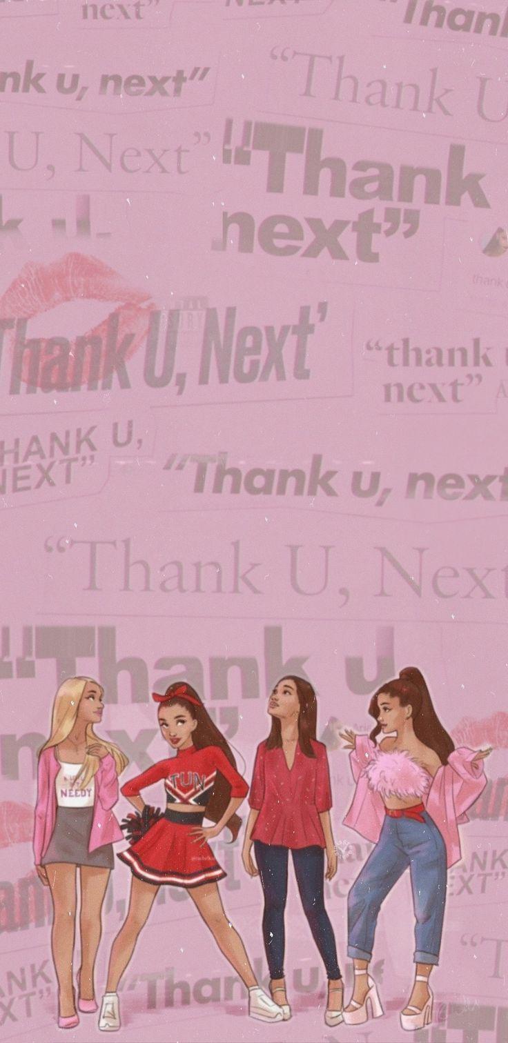 736x1512 ariana grande thank you, next ( original animation made on ig) - #animation #. Ariana grande, Ariana grande background, Ariana grande drawings