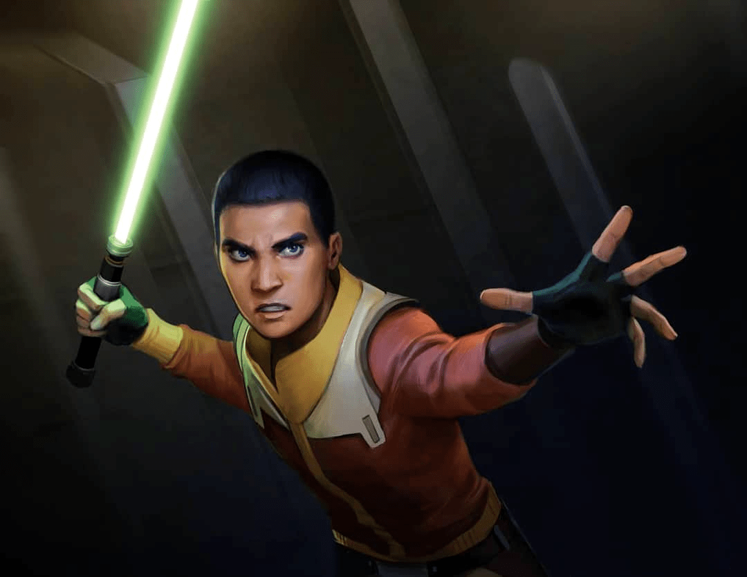 1080x835 Ezra Bridger Lightsaber Wallpaper