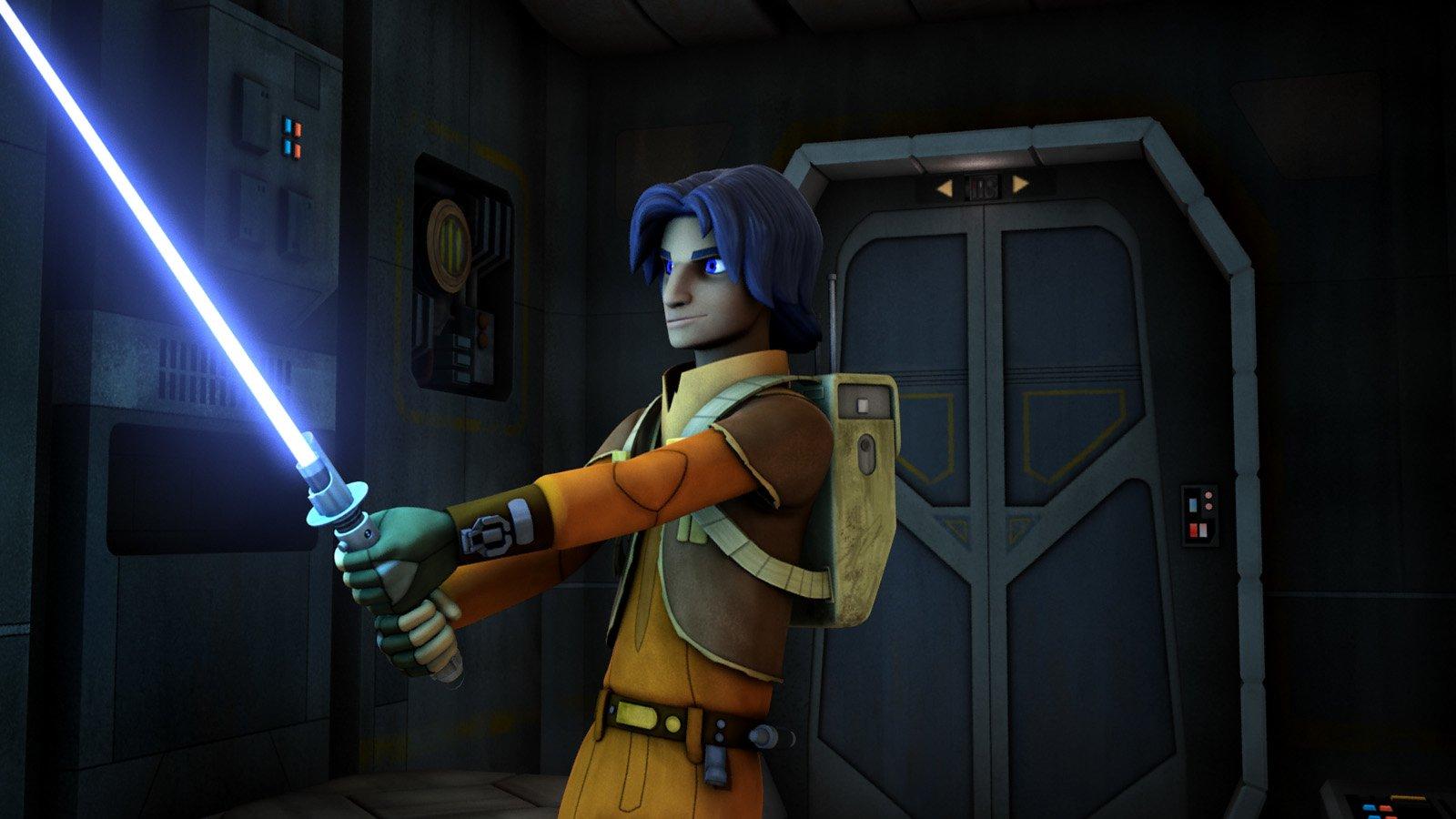 1600x900 Ezra weilds Kanan's lightsaber Wallpaper and Background Imagex900