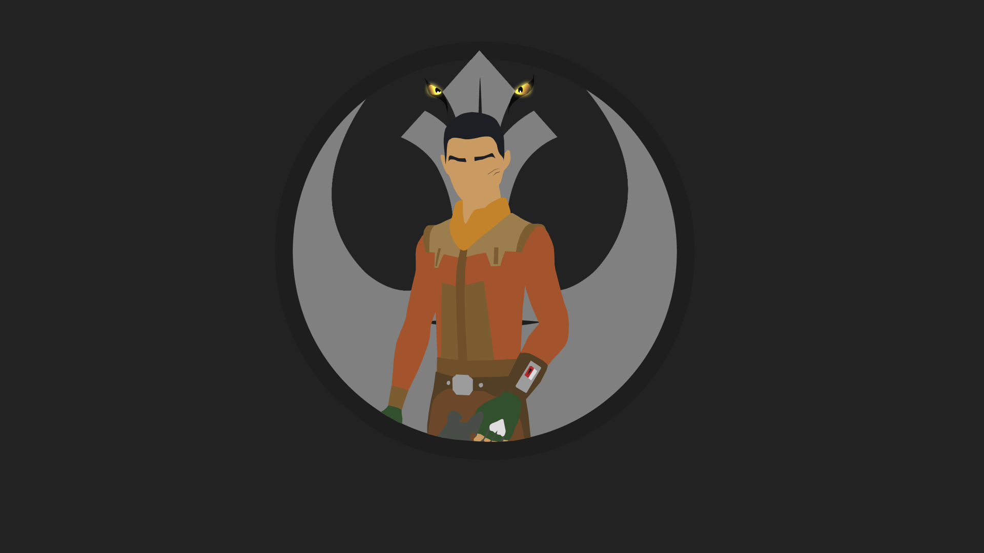 1920x1080 Ezra Bridger Minimalist Edit: starwarsrebels