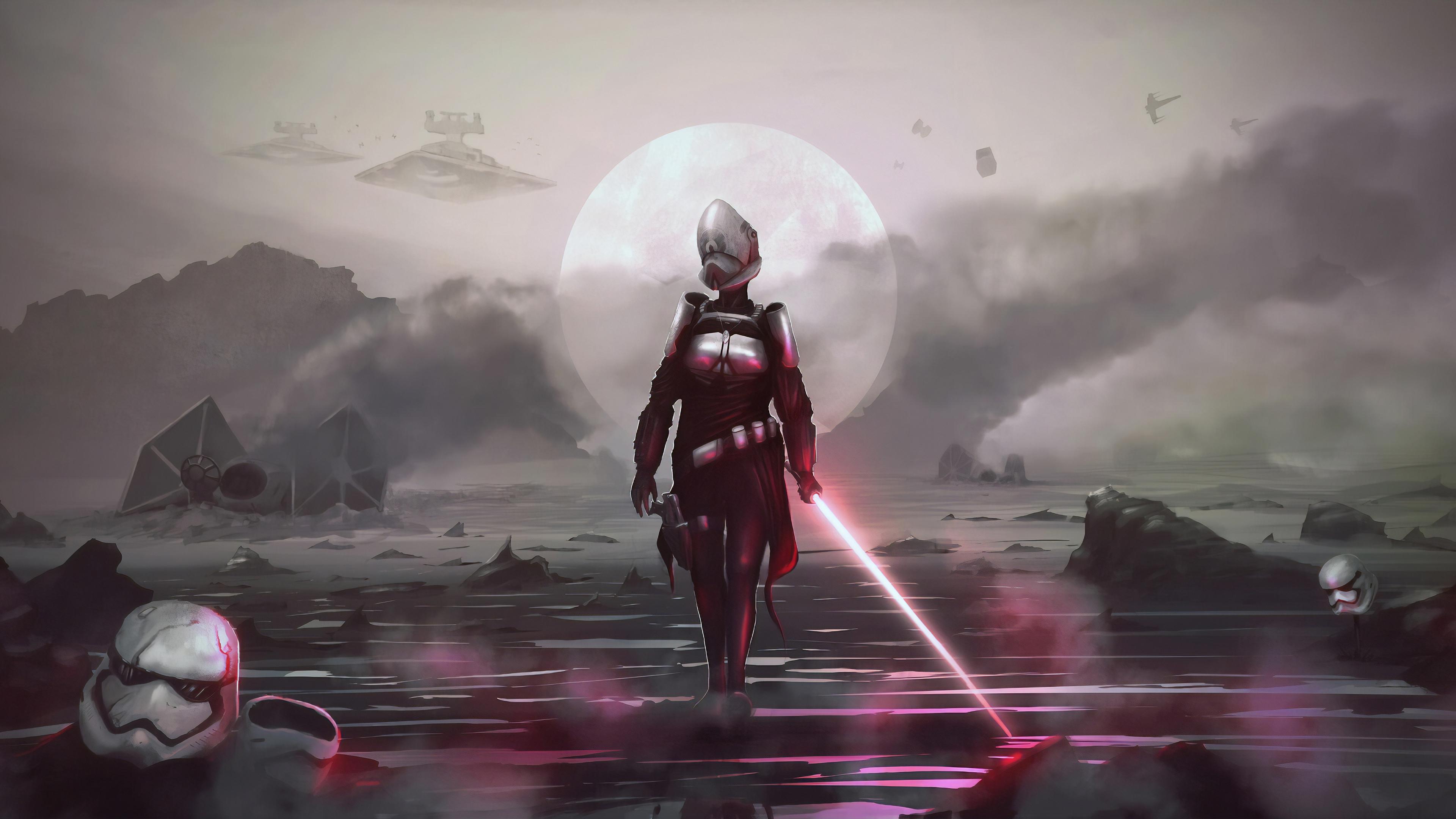 3840x2160 Wallpaper 4k Jedi Last Knight Key Art Wallpaper