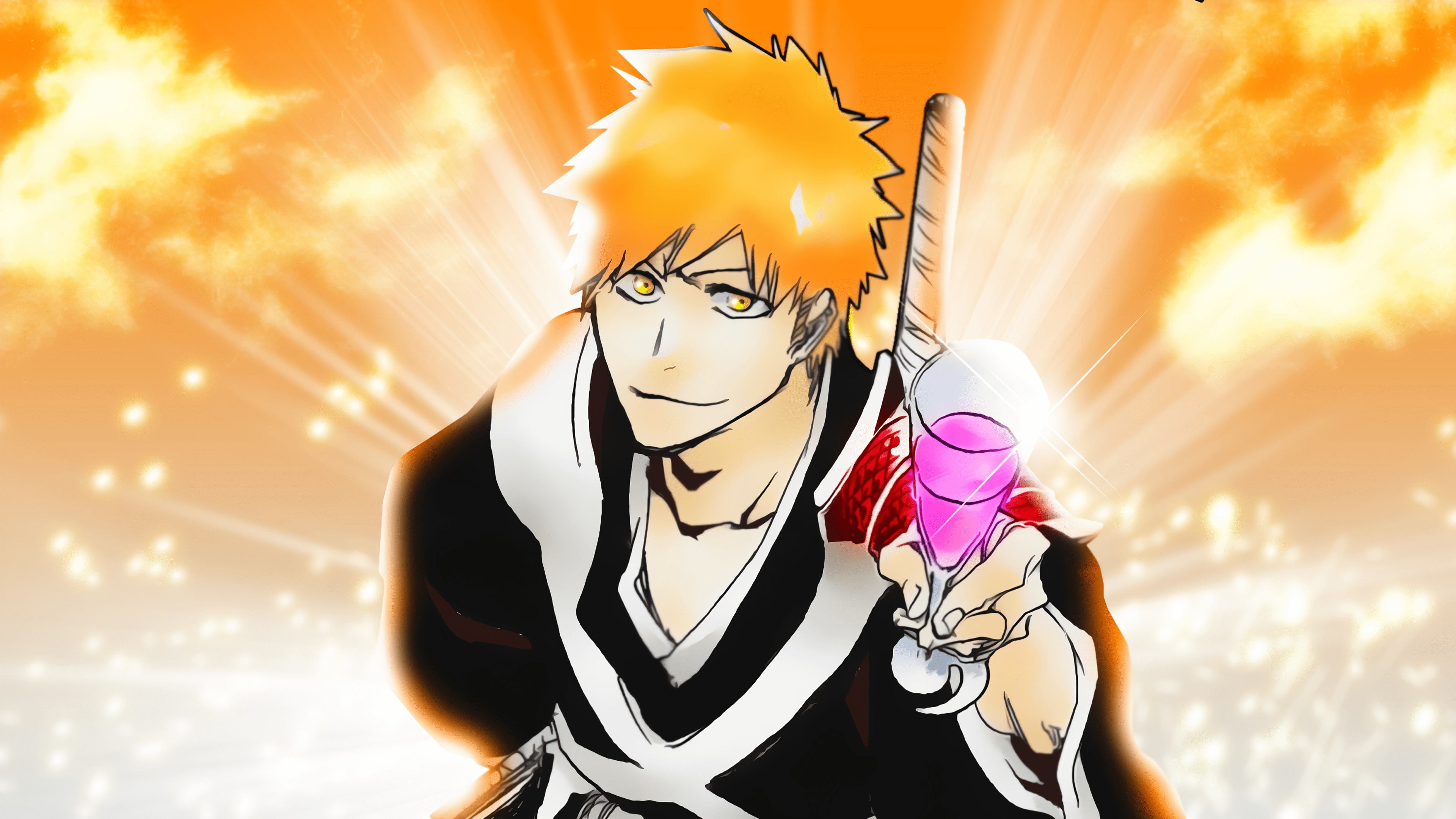 3840x2160 Ichigo Wine Toast Wallpaper: bleach