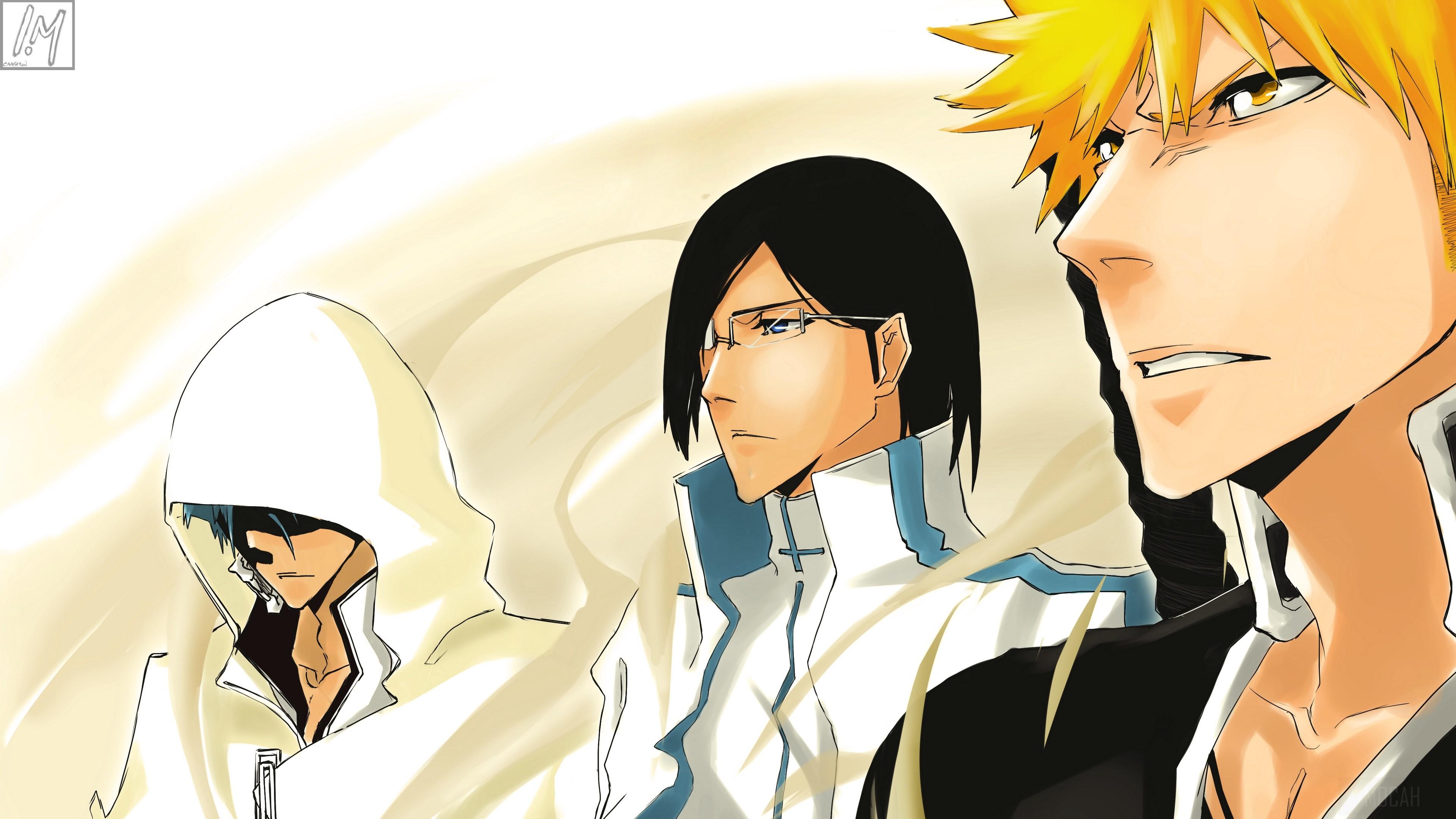 3840x2160 bleach, ichigo kurosaki, shinigami, grimmjow jaegerjaquez 4k wallpaper. Mocah HD Wallpaper