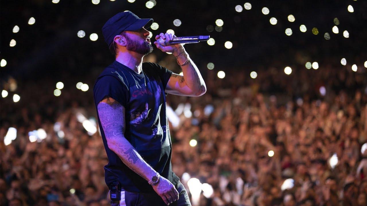 1280x720 Eminem's Spit Fire Rapture 2019 Shows. Exclusive Report From Australia & New Zealand By EPro. Eminem.Pro Biggest And Most Trusted Source Of Eminem