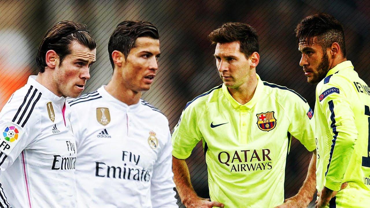 1280x720 Lionel Messi & Neymar vs Ronaldo & Bale 2015 ○ Skills & Goals Battle