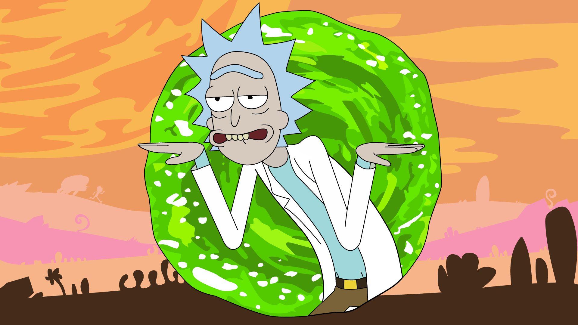 1920x1080 Rick and Morty Phone Wallpaper
