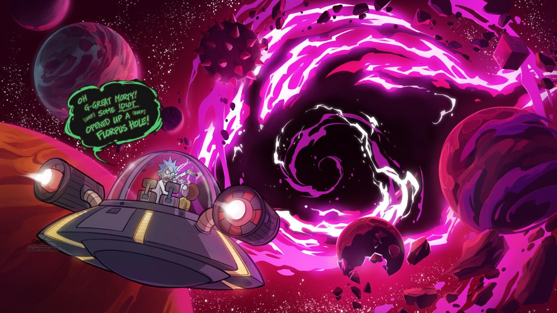 1920x1080 Rick and Morty Space Adventure Wallpaper, HD TV Series 4K Wallpaper, Image, Photo and Background