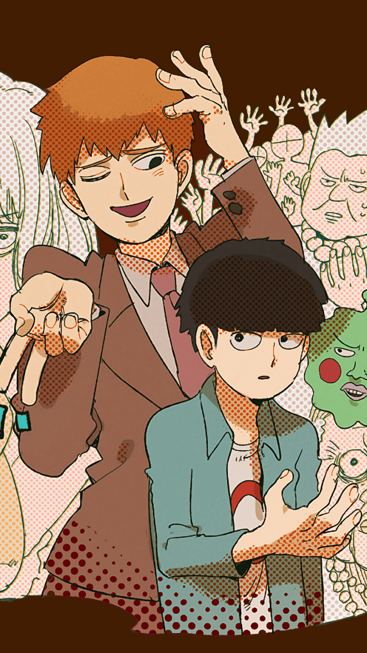 750x1334 Download Wallpaper Mob Psycho 100 HD Untuk Android/iPhone