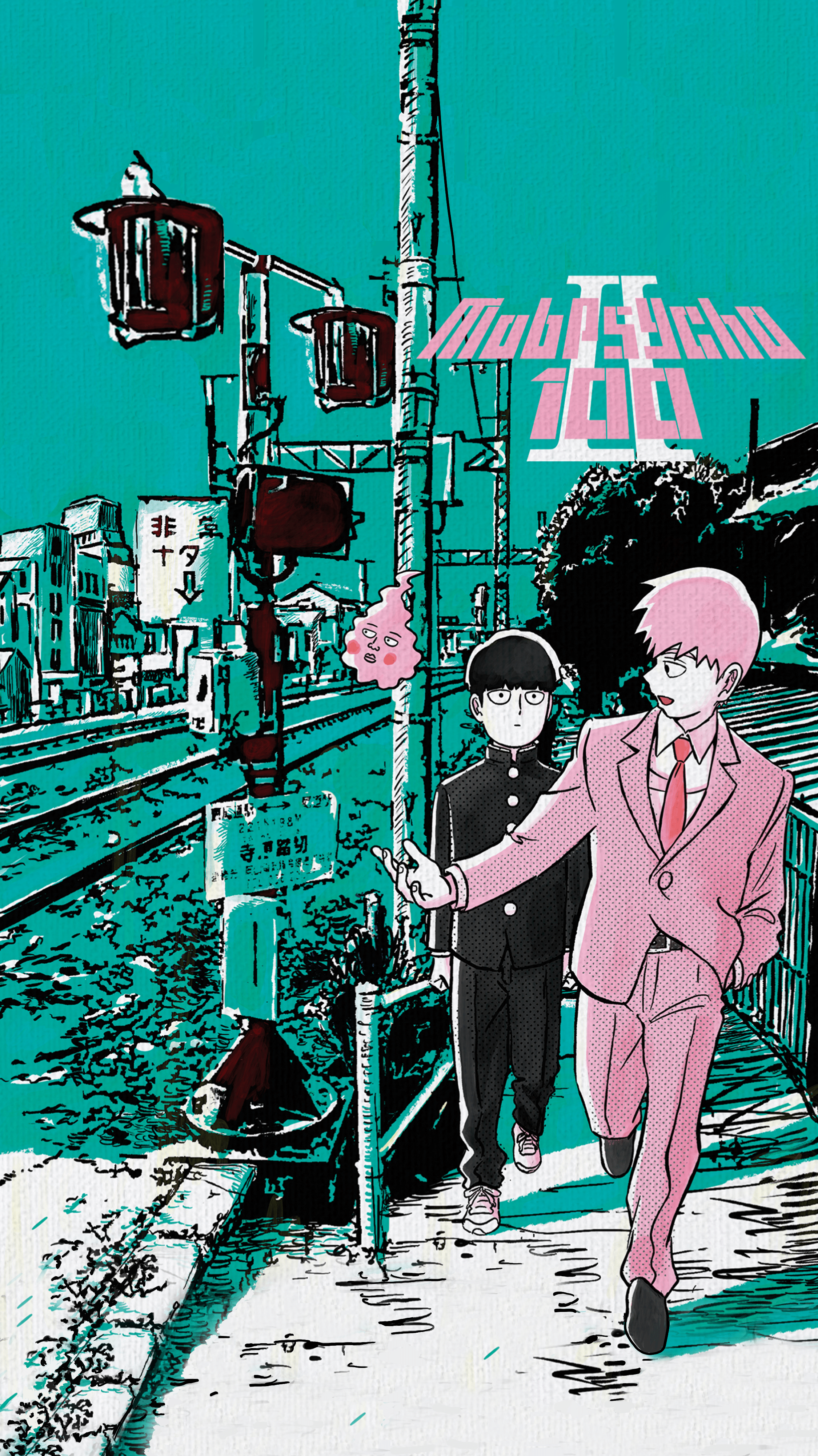 2250x4002 Download Wallpaper Mob Psycho 100 HD Untuk Android/iPhone