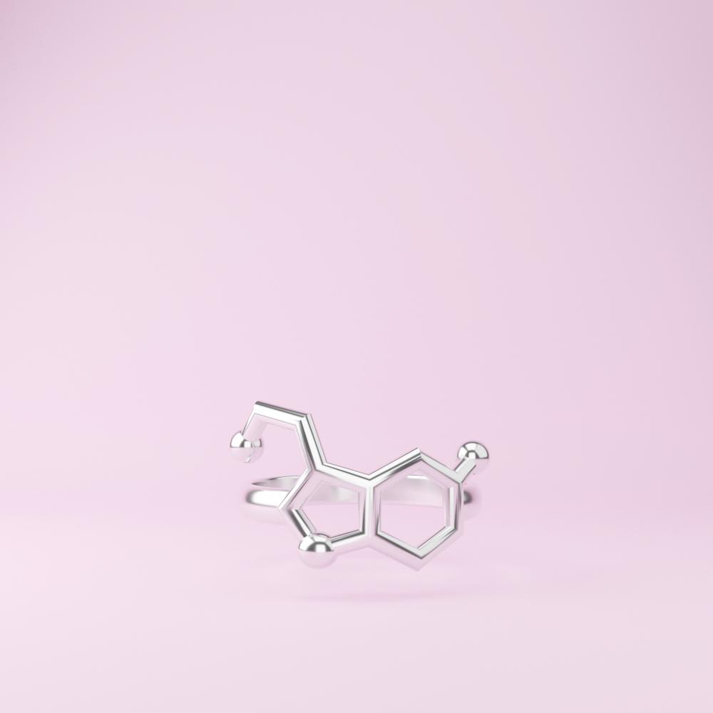 1000x1000 Serotonin Molecule Ring Minimal