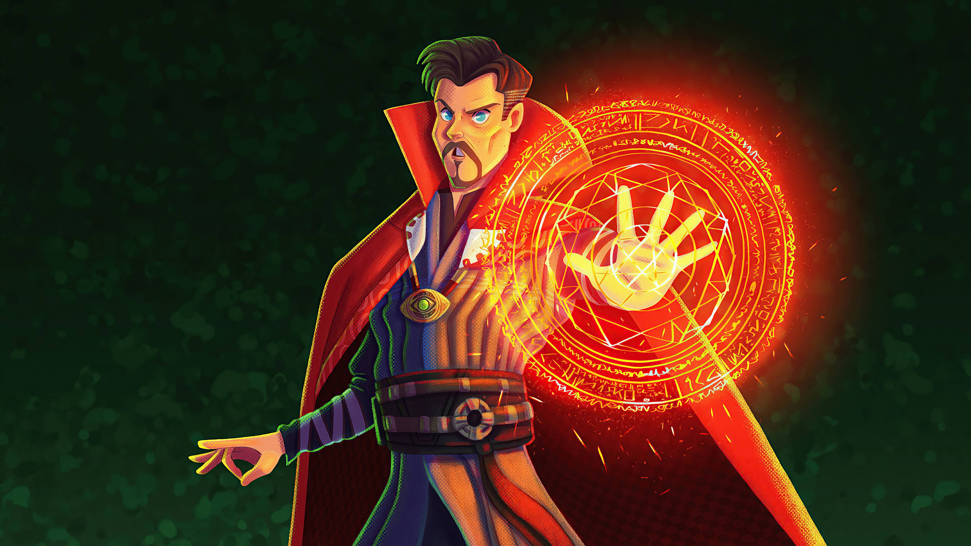 3840x2160 Doctor Strange Marvel Comic Art Wallpaper, HD Superheroes 4K Wallpaper, Image and Background
