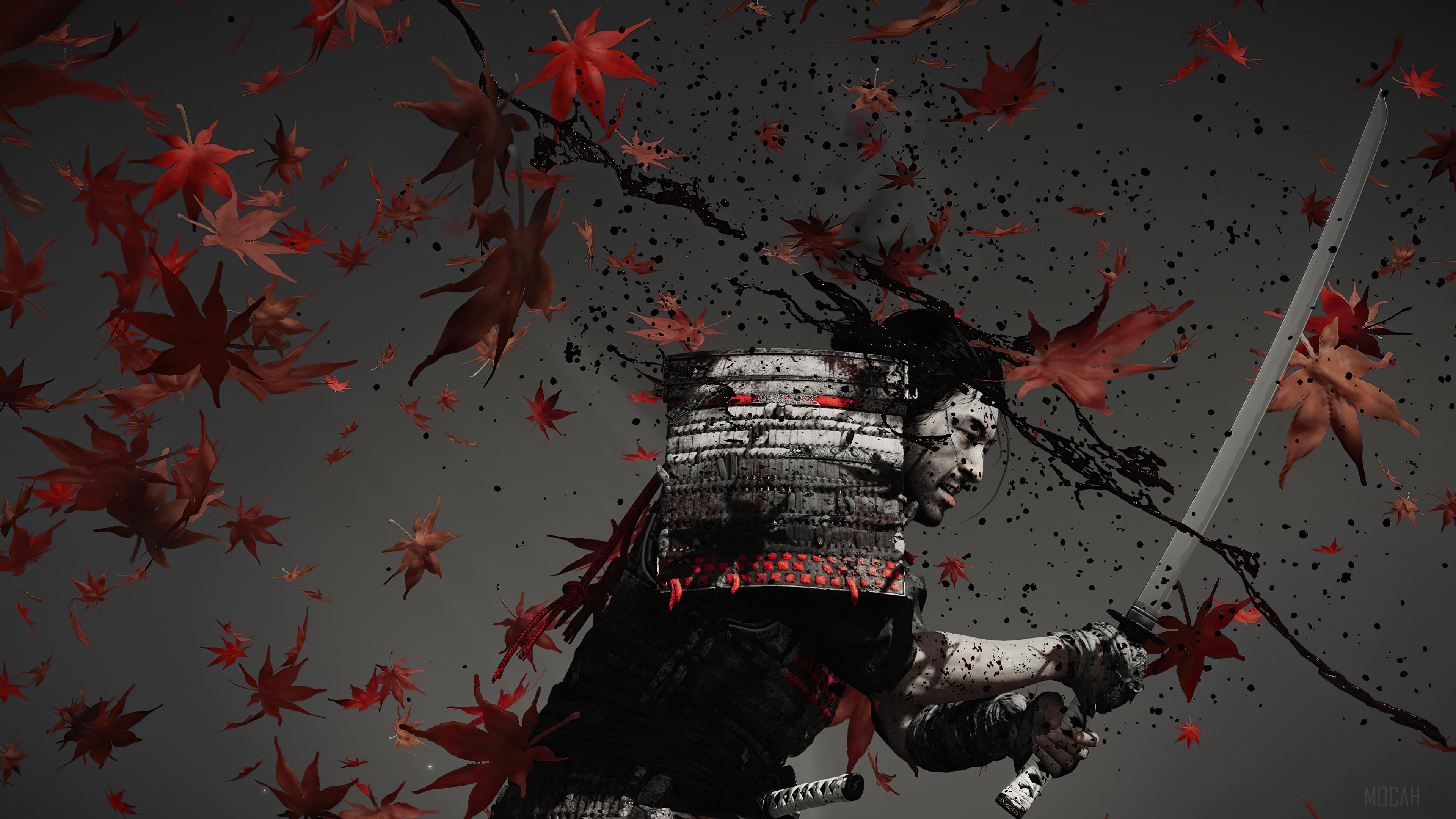 3840x2160 Jin Sakai, Ghost of Tsushima, Video Game 4k wallpaper. Mocah HD Wallpaper