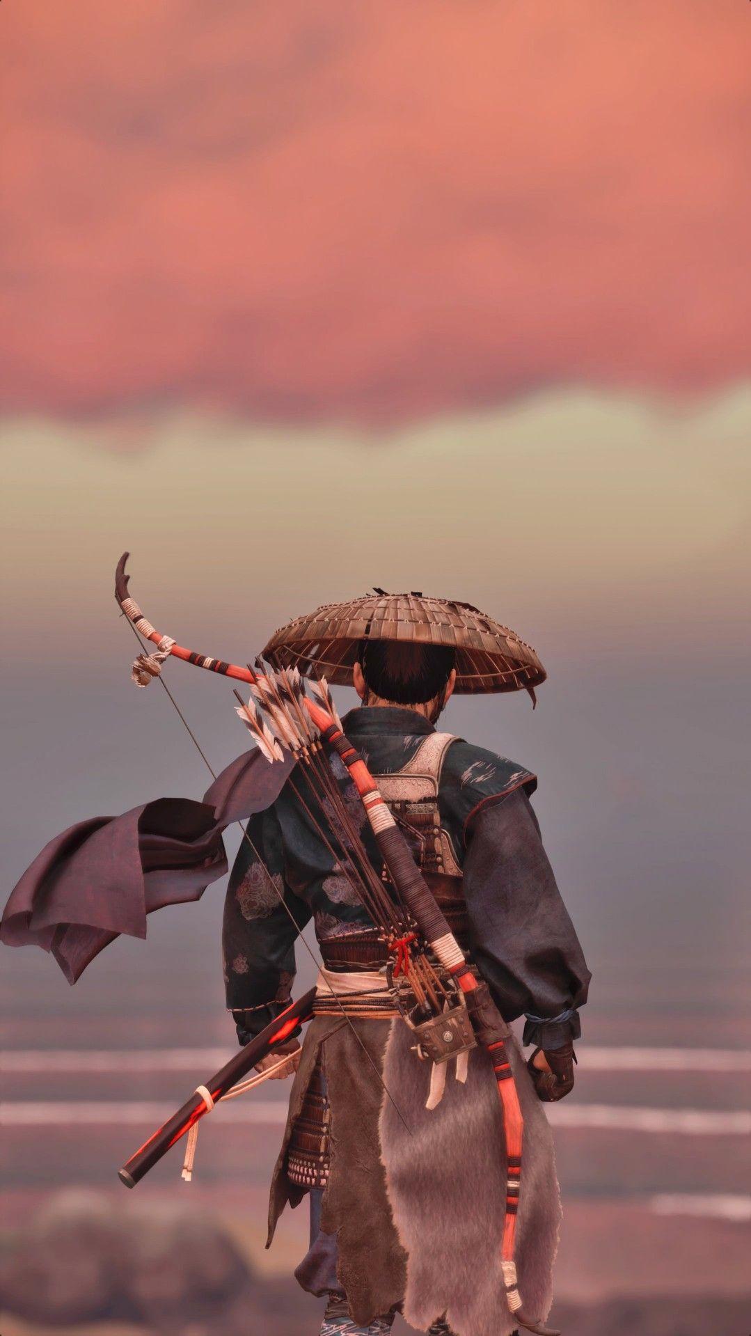 1079x1919 Ghost of Tsushima. Jin Sakai HD Wallpaper. Ghost of tsushima, Samurai art, Samurai artwork