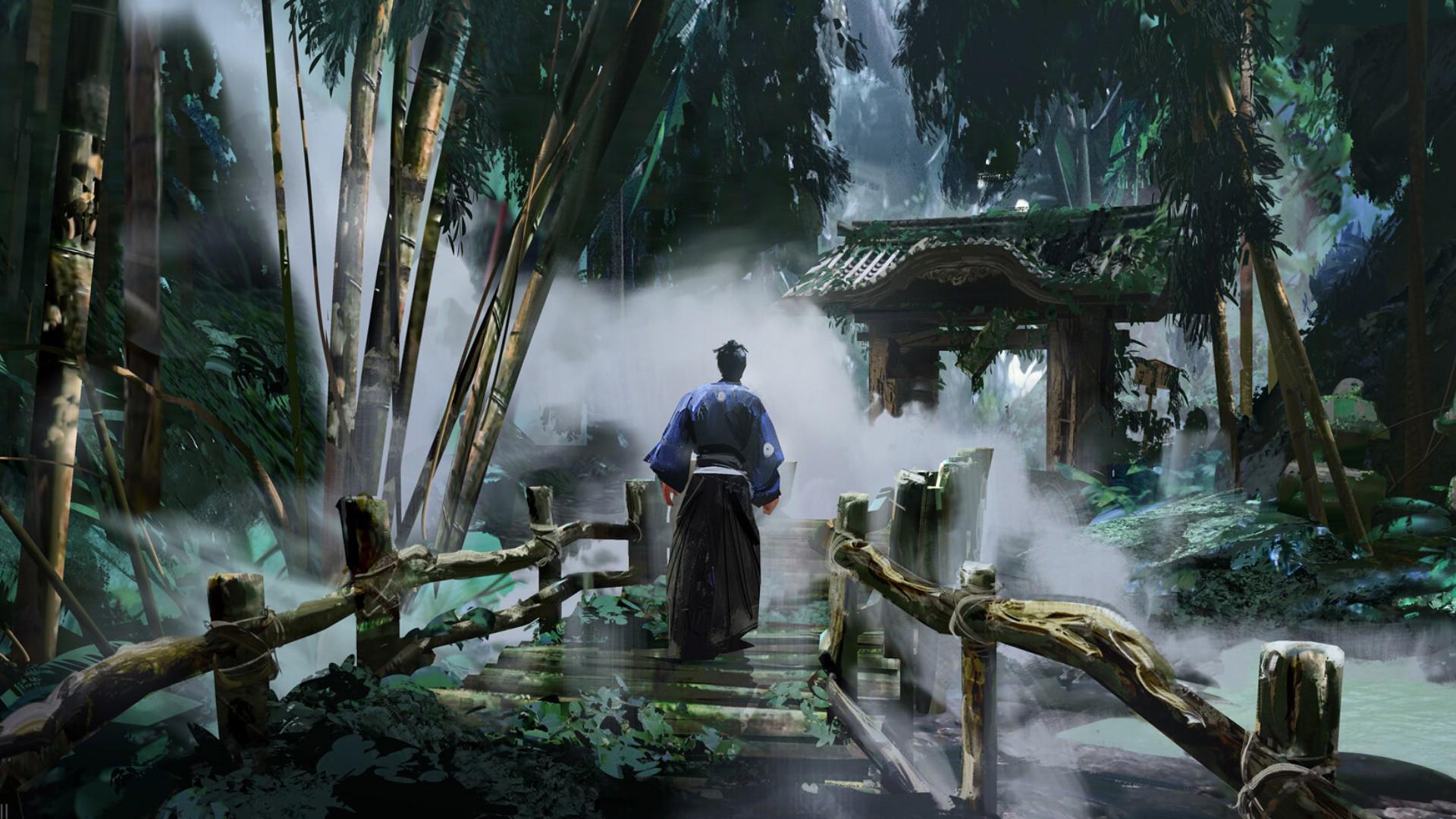 1920x1080 Jin Sakai Samurai Games HD Ghost of Tsushima Wallpaper