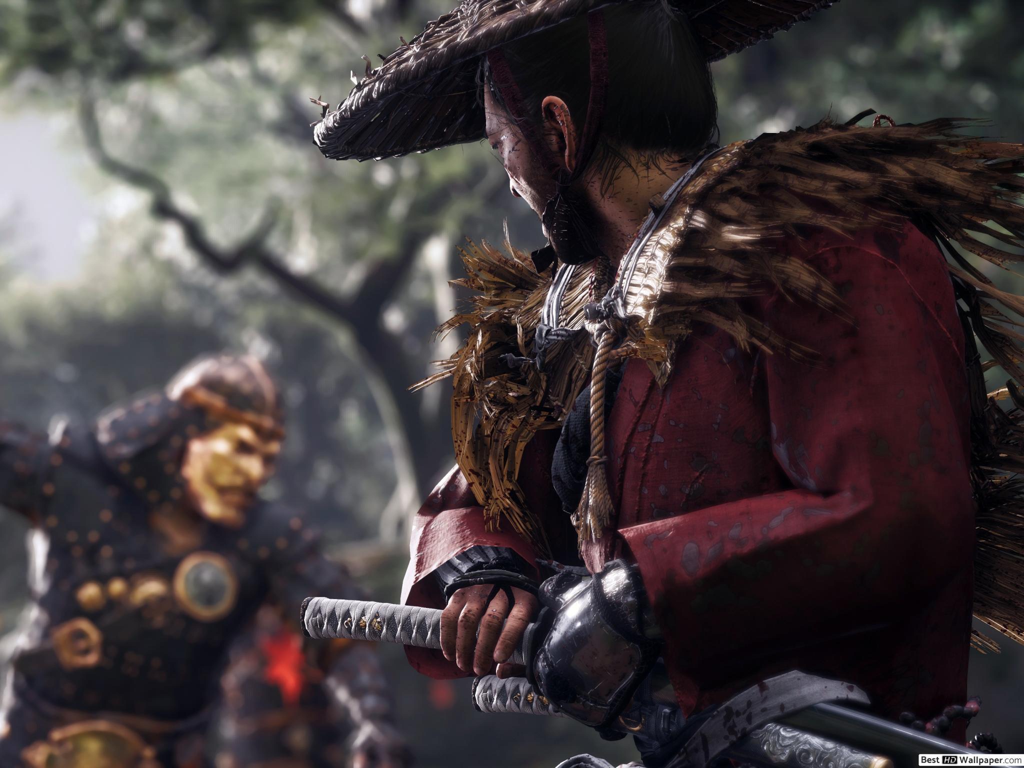 2048x1536 Ghost of Tsushima Sakai Samurai HD wallpaper download