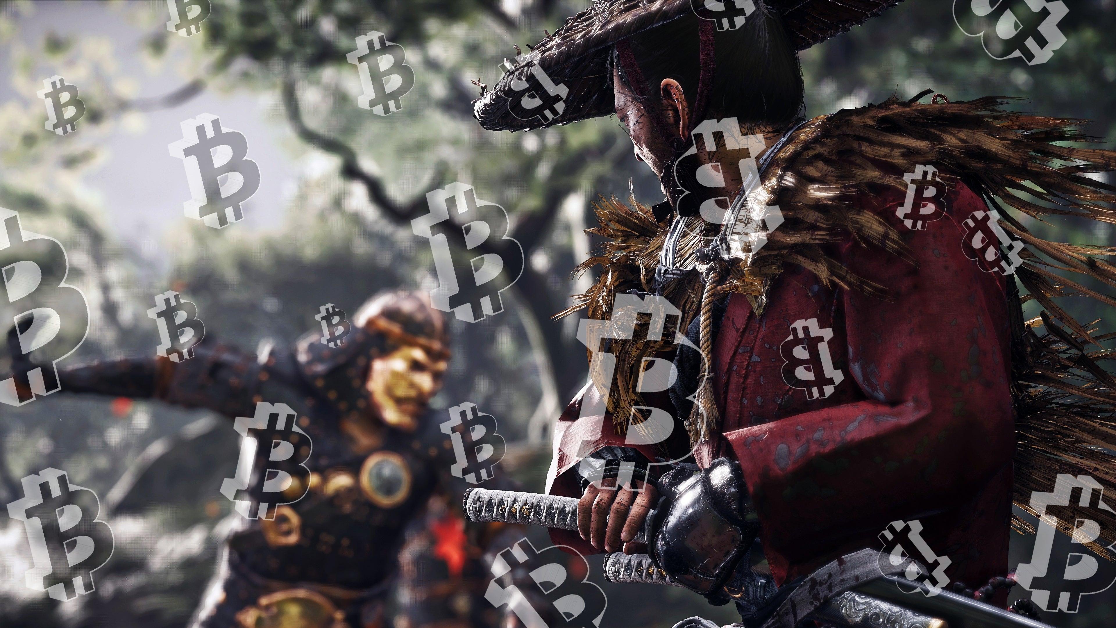 3840x2160 Bitcoins Everywhere Inverted Ghost Of Tsushima Jin Sakai Samurai Video Game X144 Wallpaper: BitcoinWallpaper